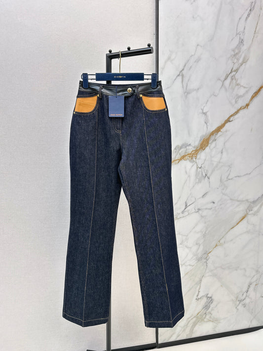 Louis 26ss straight-leg jeans