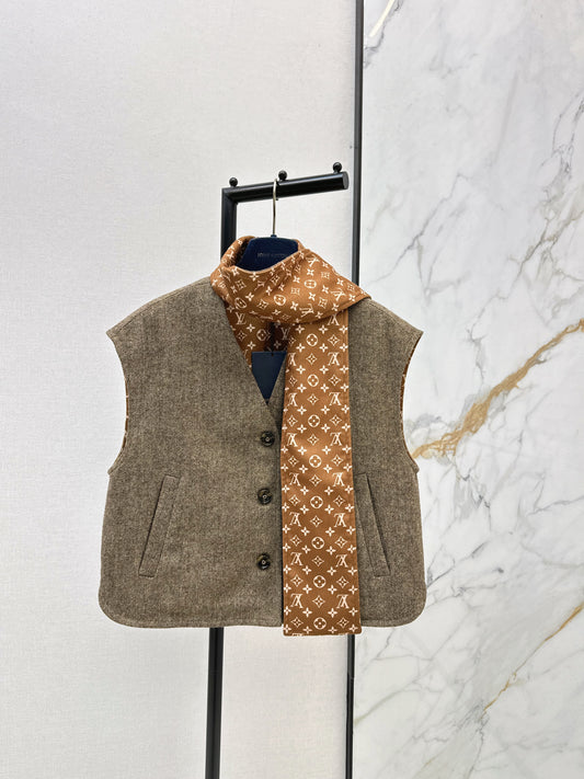 Louis 26ss scarf vest set