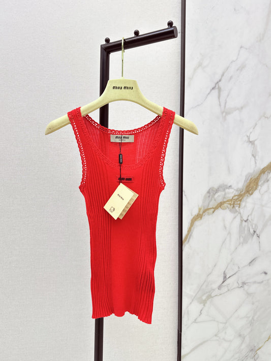 Miu 26ss knitted vest