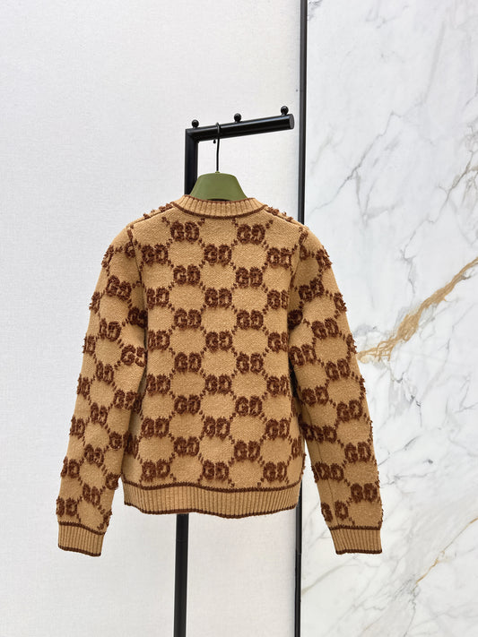 Gucc 26ss jacquard cardigan