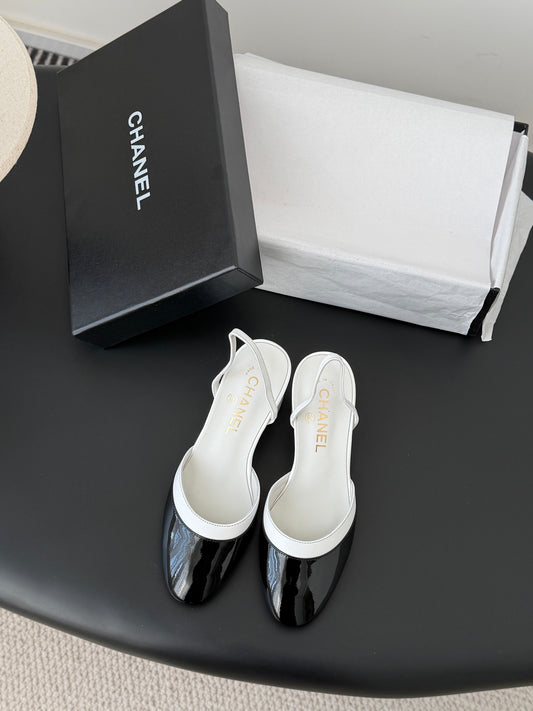 Chan 26ss mary jane chunky flats