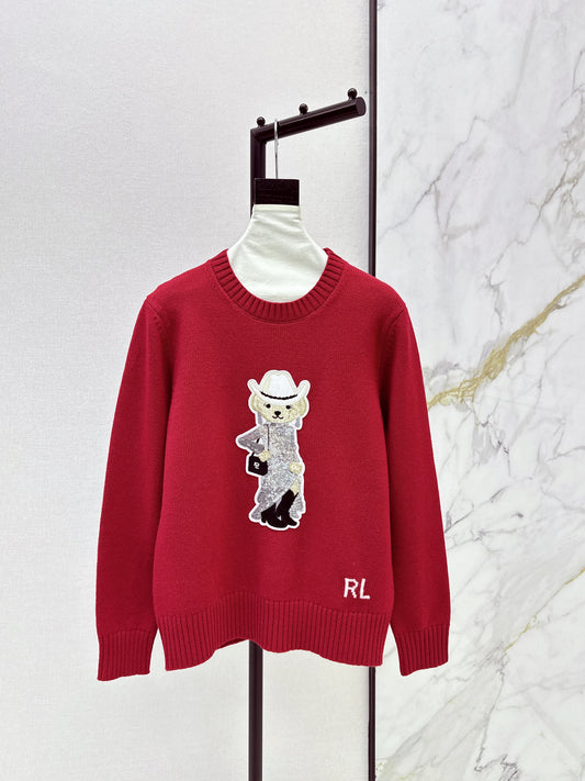 Ralp 26ss embroidery sweater