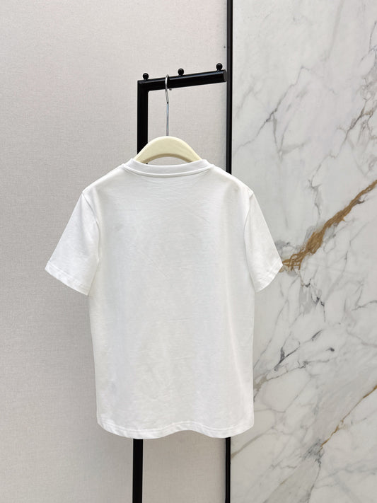 Vers 26ss rhinestone t-shirts