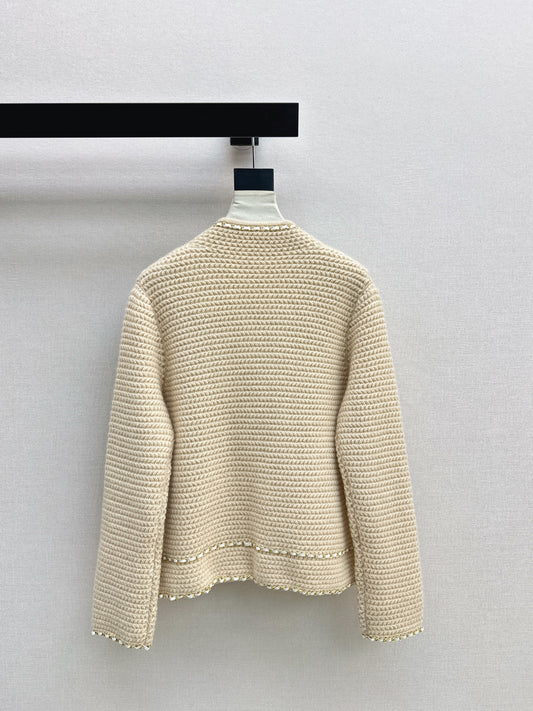 Loro 26ss cashmere knitted jacket