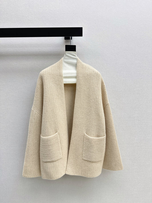 Loro 26ss cashmere knitted jacket