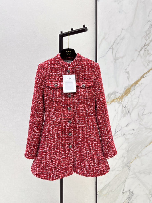 Chan 26ss tweed jacket dress