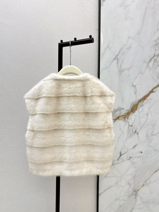 Loro 26ss fur vest jacket