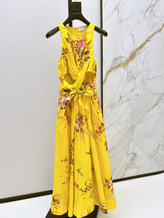 Zimm 26ss print dress