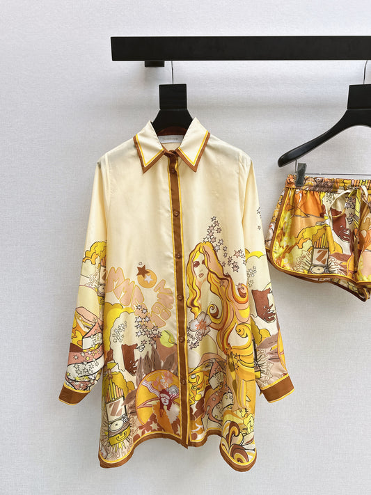 Zimm 26ss print shirts