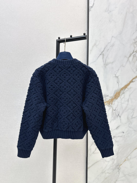 Louis 26ss jacquard cardigan