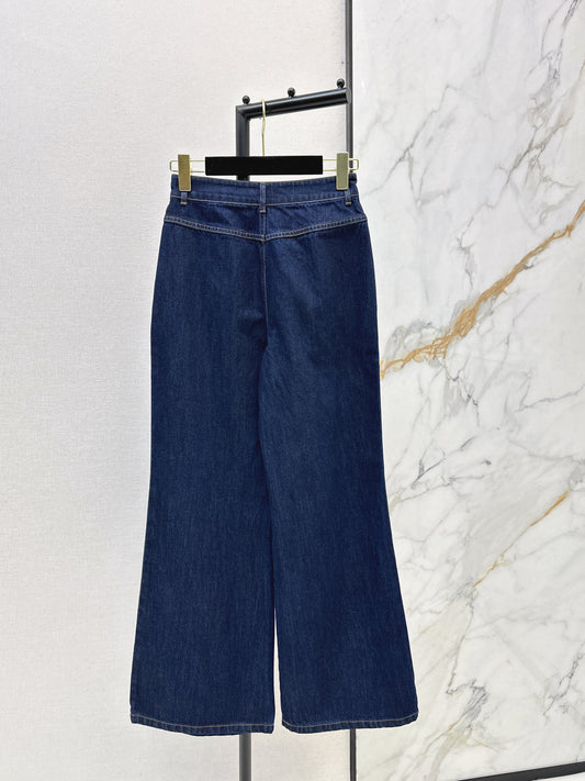 Chan 26ss heart flared jeans