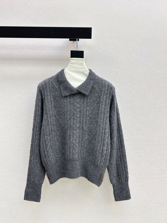 Loro 26ss cable knit sweater