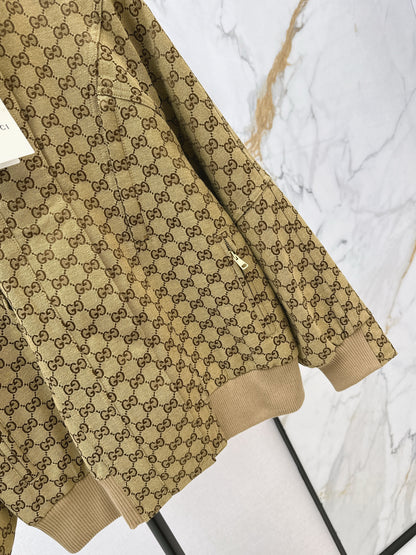 Gucc 26ss jacquard trench coats
