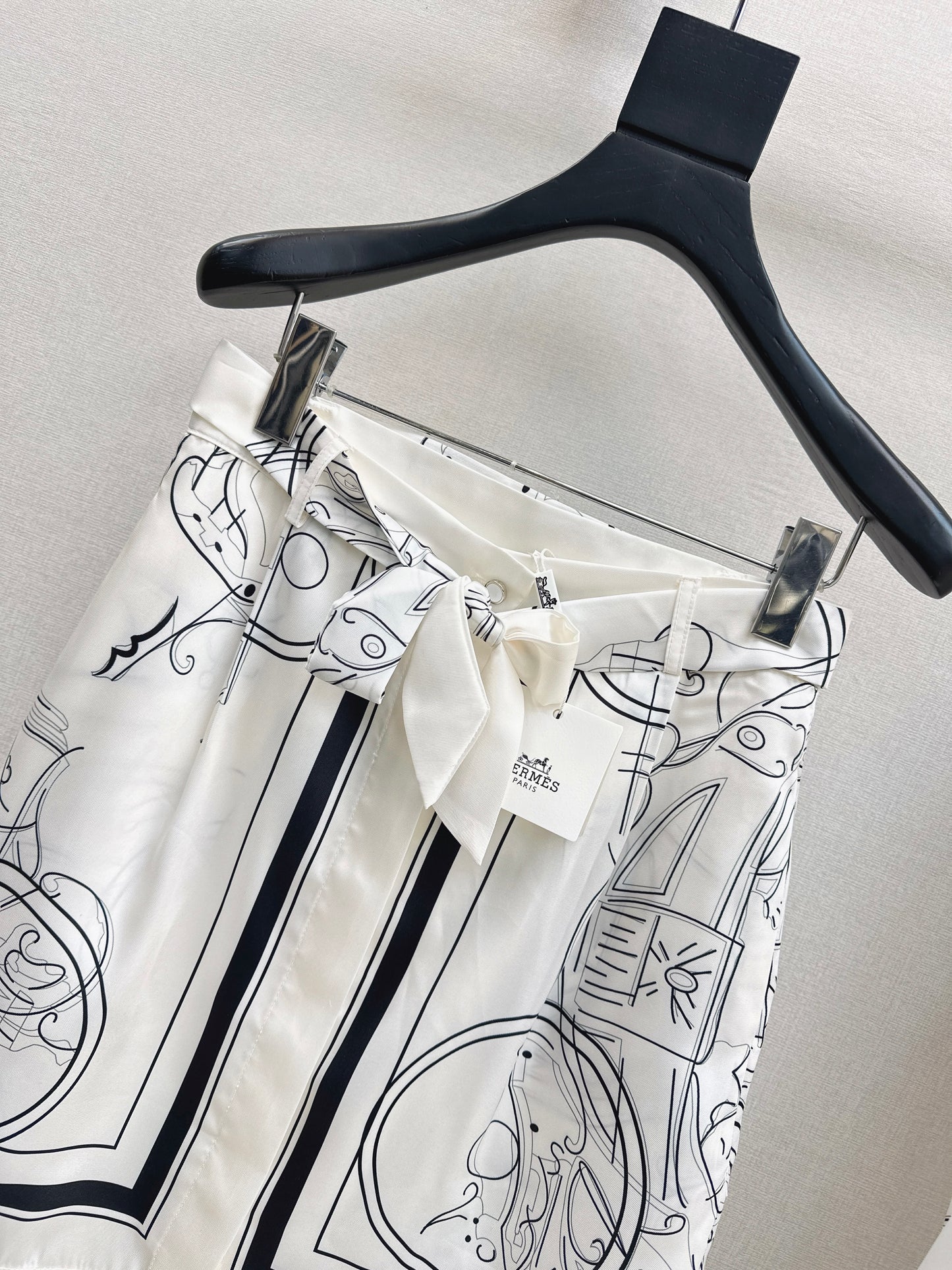 Herm 26ss print silk skirts