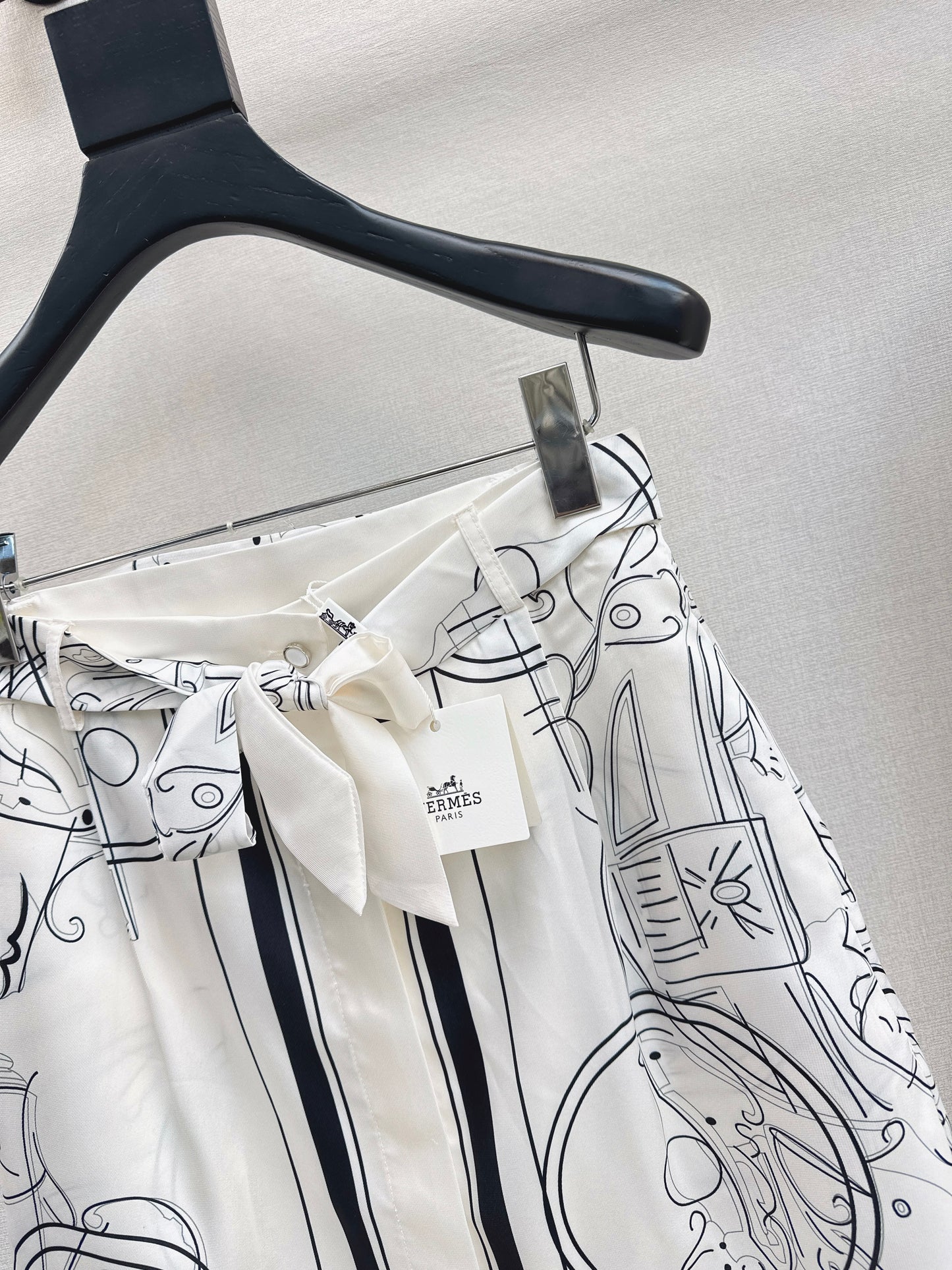 Herm 26ss print silk skirts