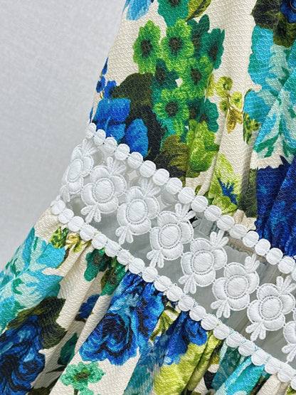 Zimm 26ss print floral slip dress