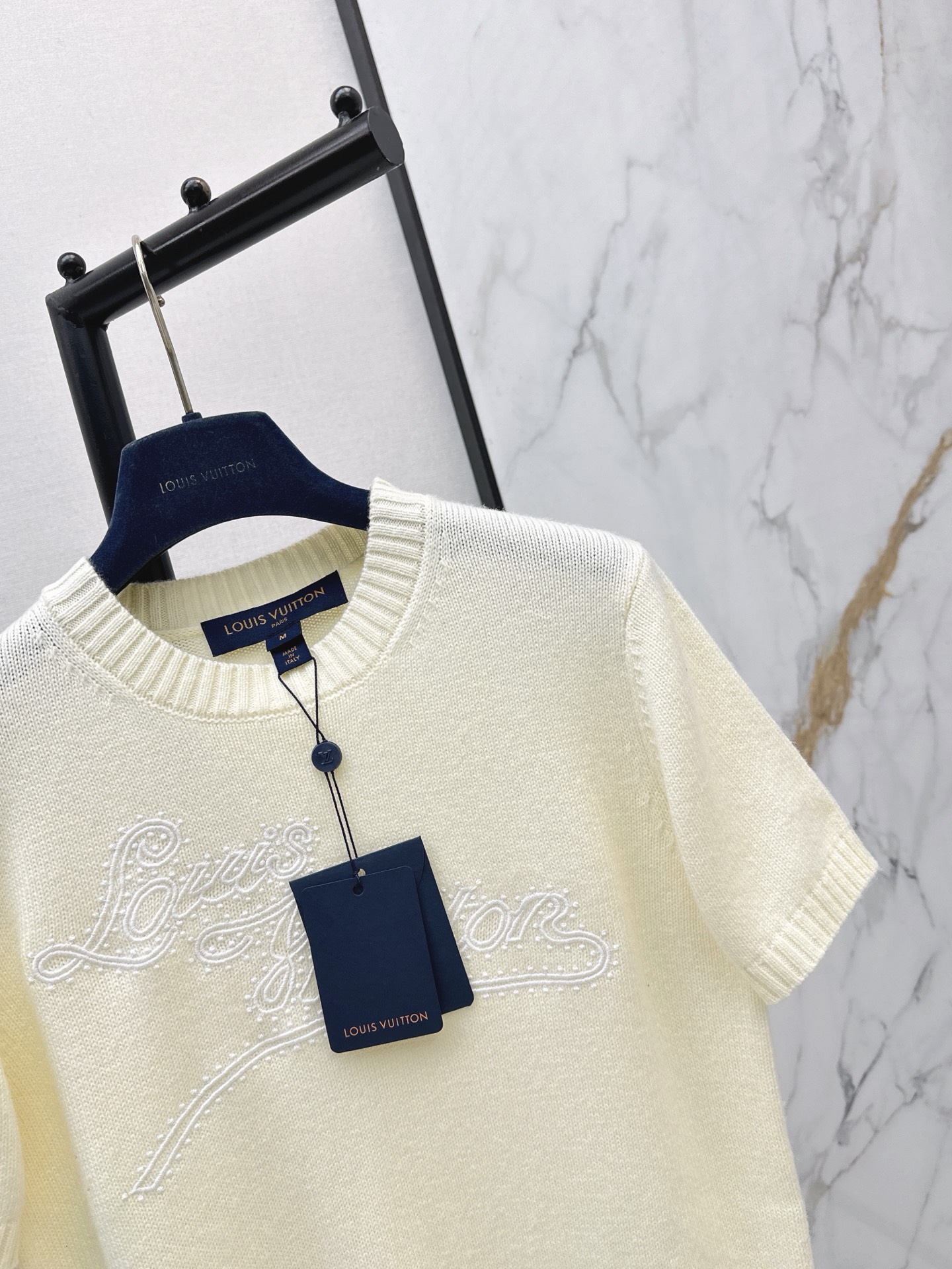 Loui 26ss embroidery knit sweater