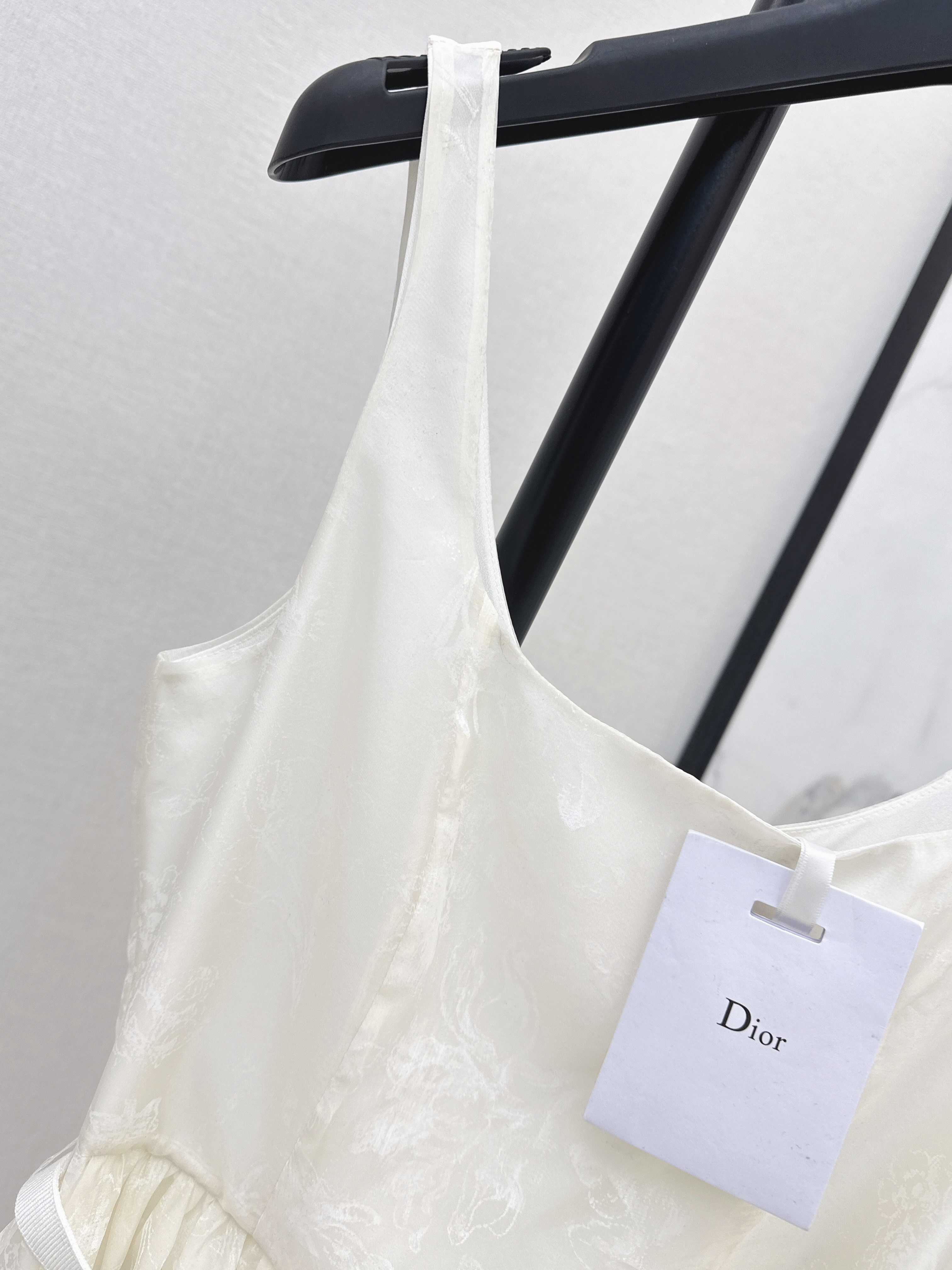 CD 26ss jacquard slip silk dress
