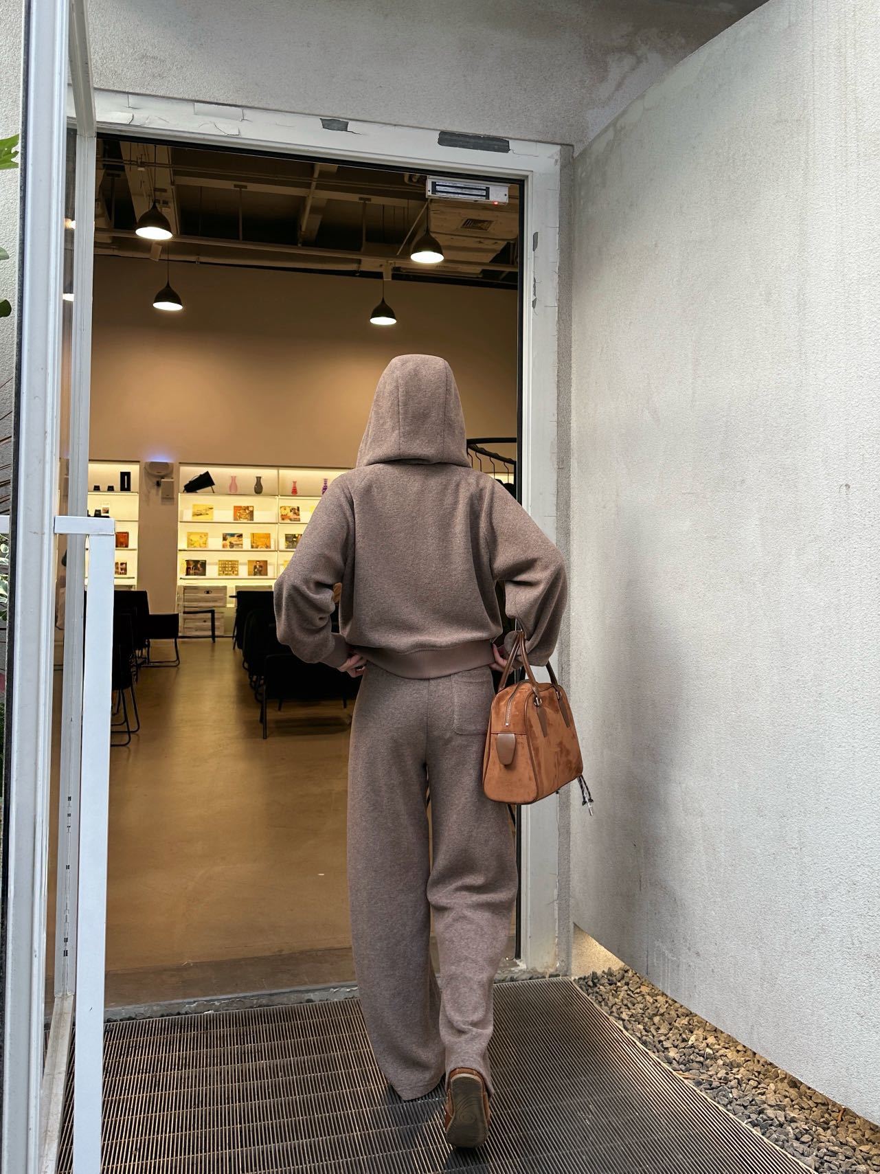 Loe 26ss outfit sets hooded jacket +pant