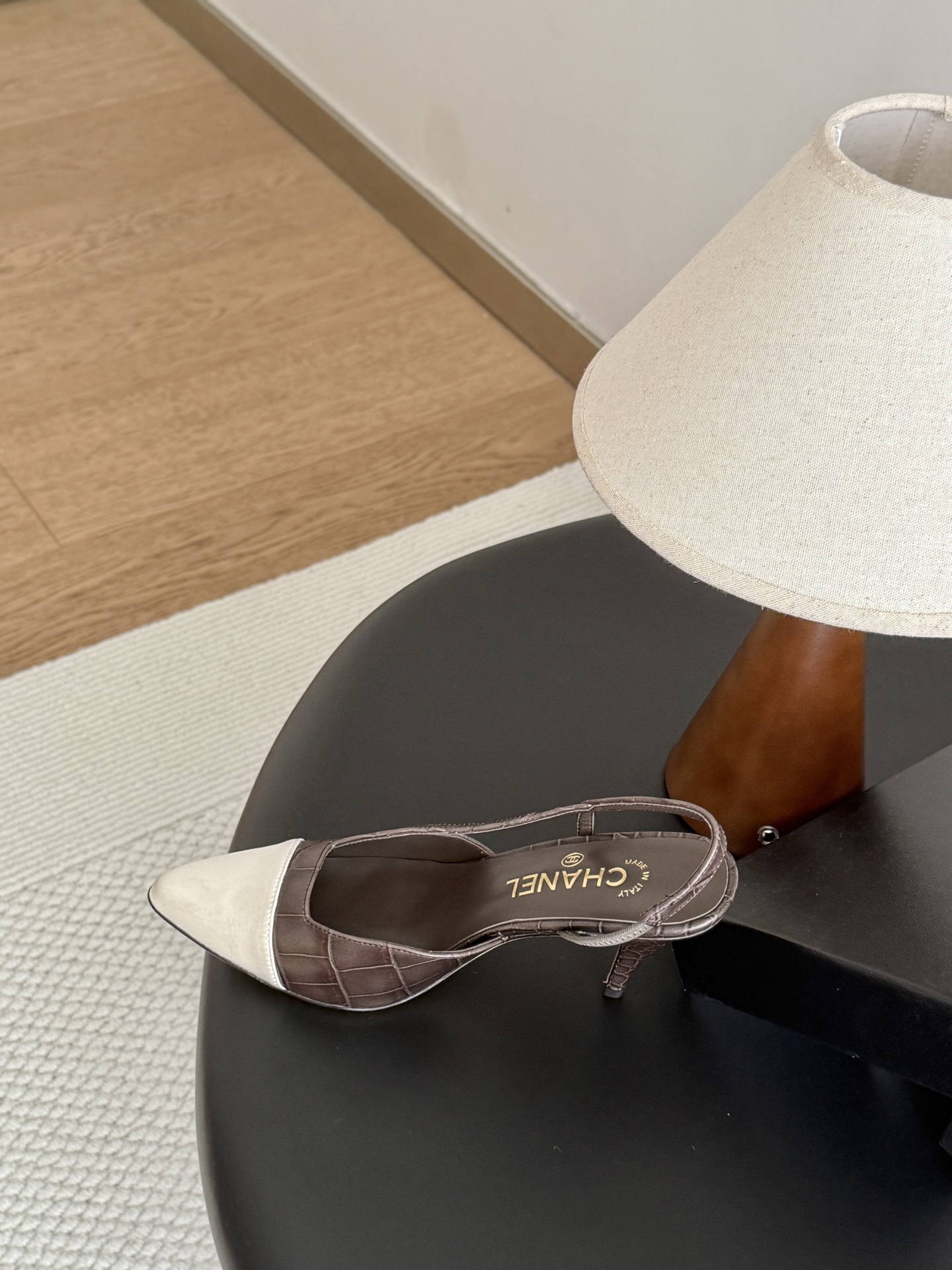 Chan 26A slingback heel