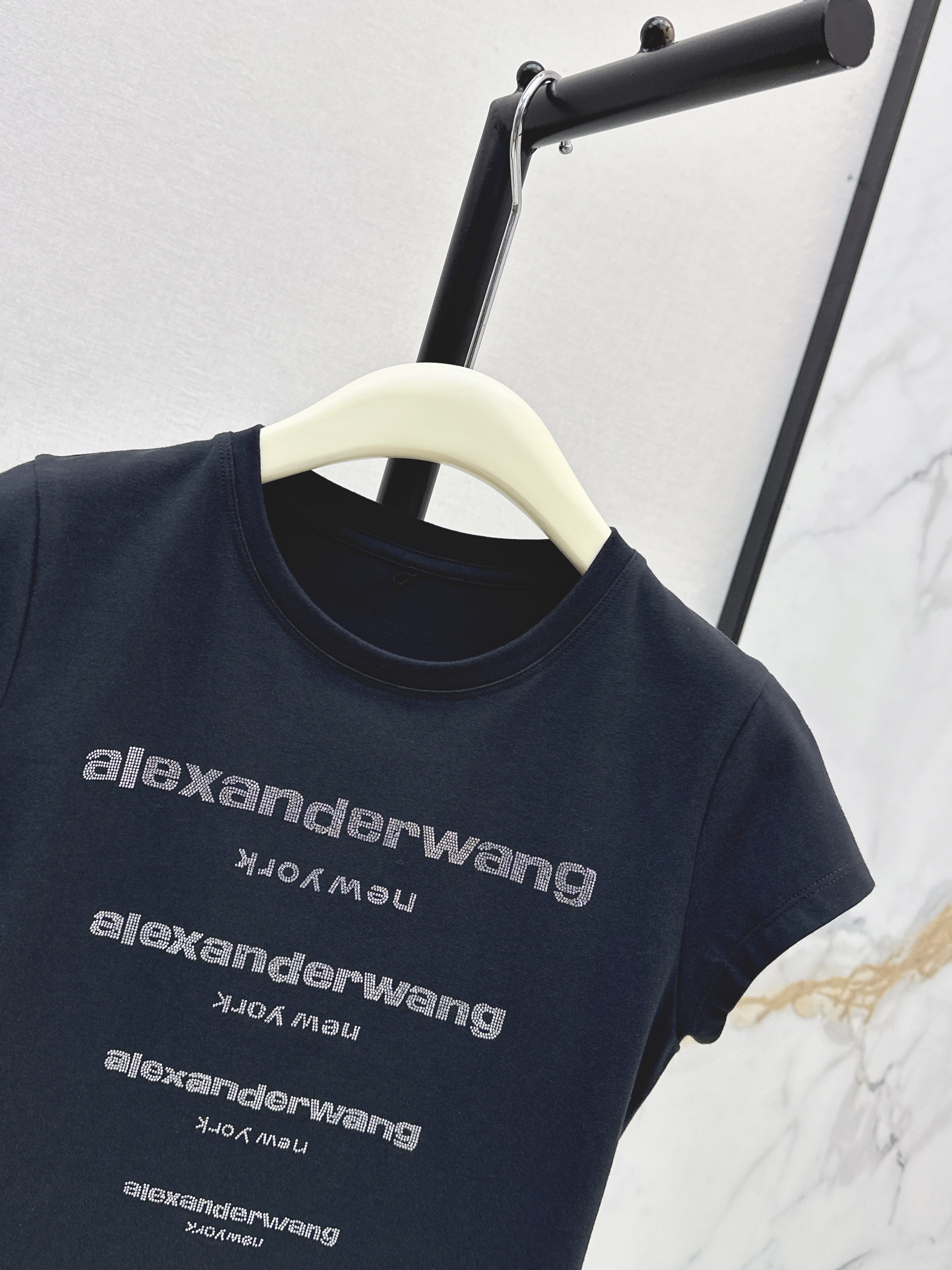 Alex 26ss rhinestone t-shirt
