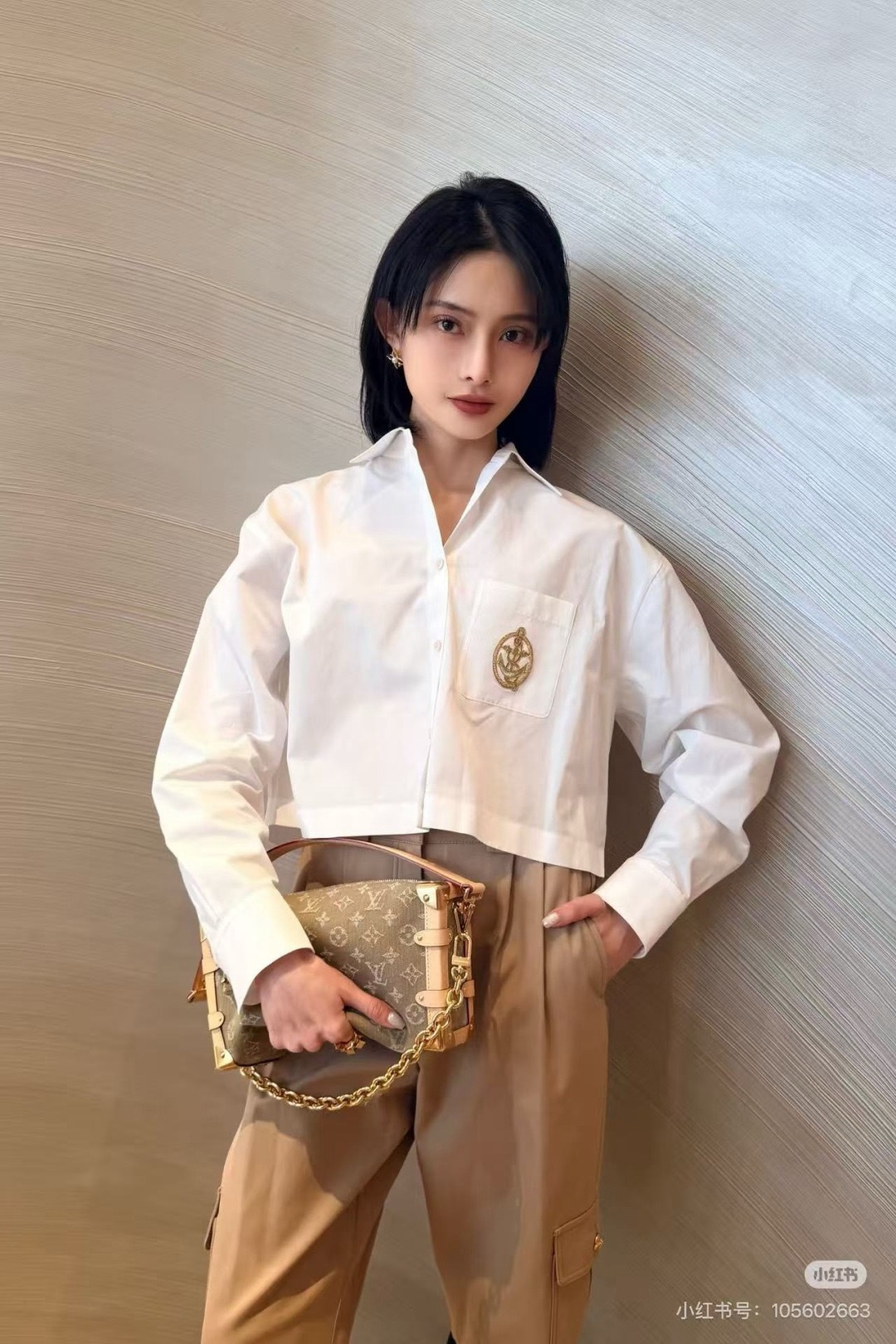Loui 26ss embroidery shirt