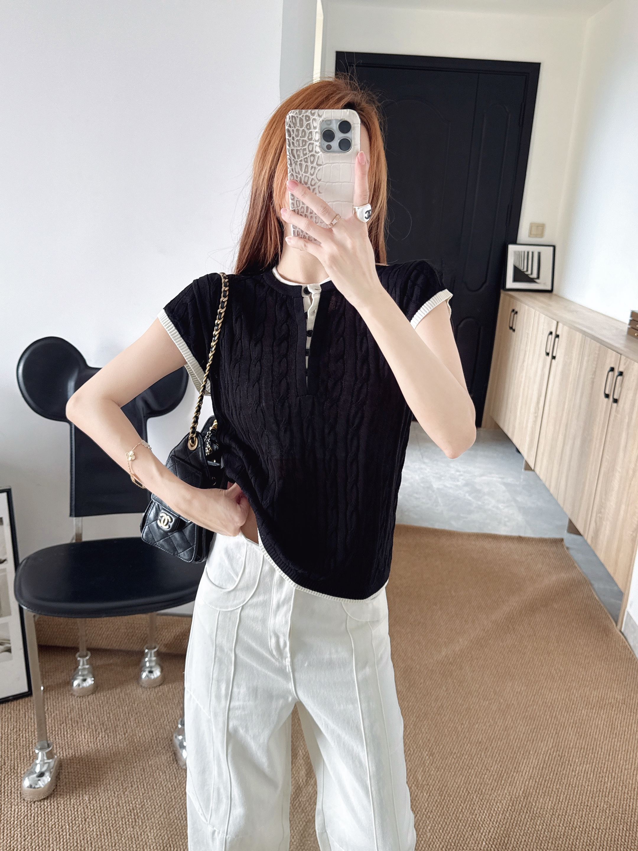 Ralp 26ss sleeveless knitwear