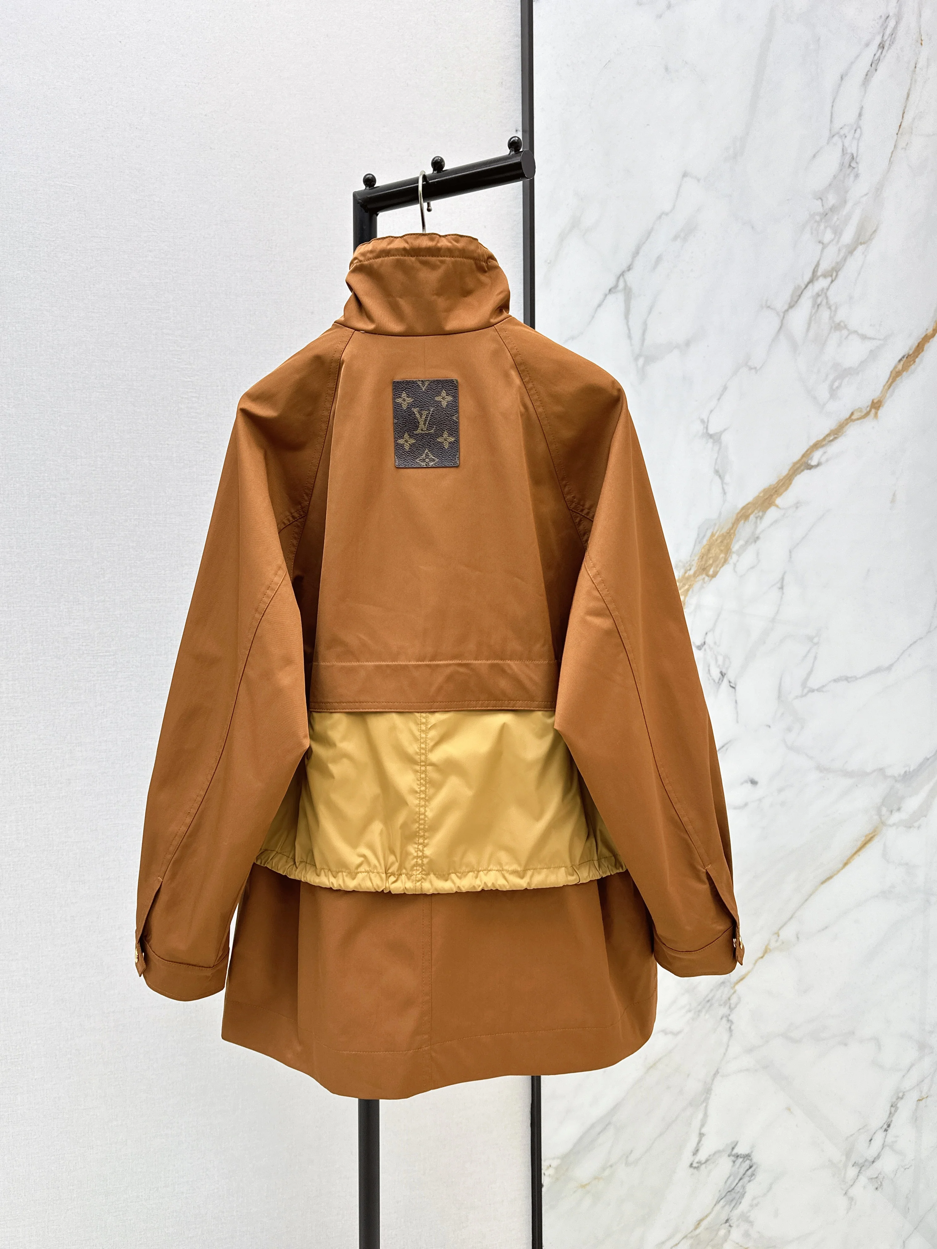 Louis 26ss drawstring trench coats