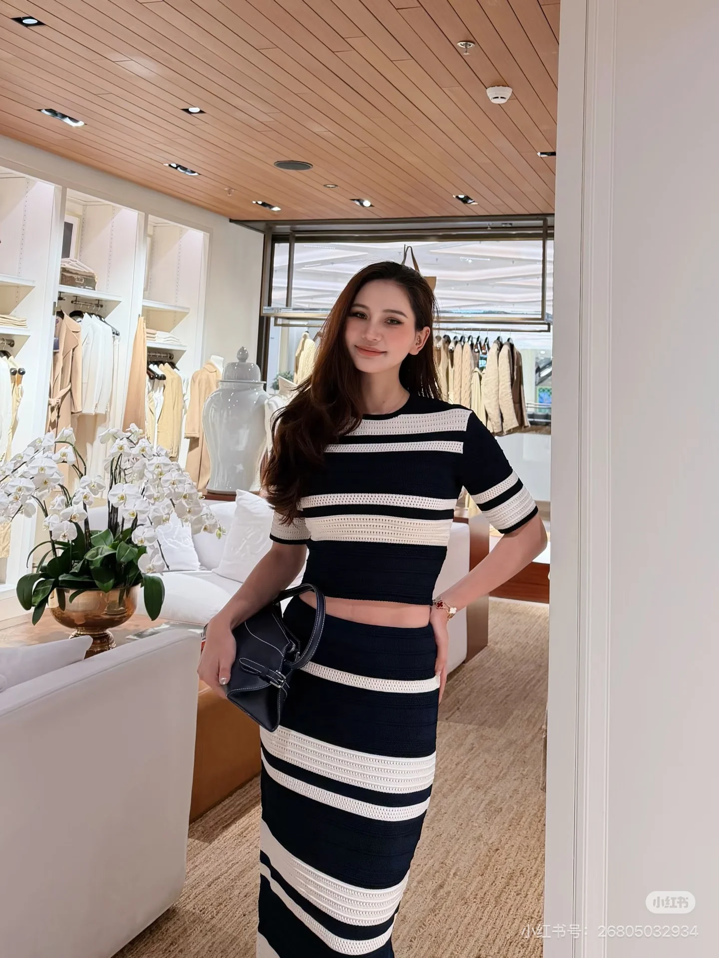 Ralp 26ss stripe outfit sets