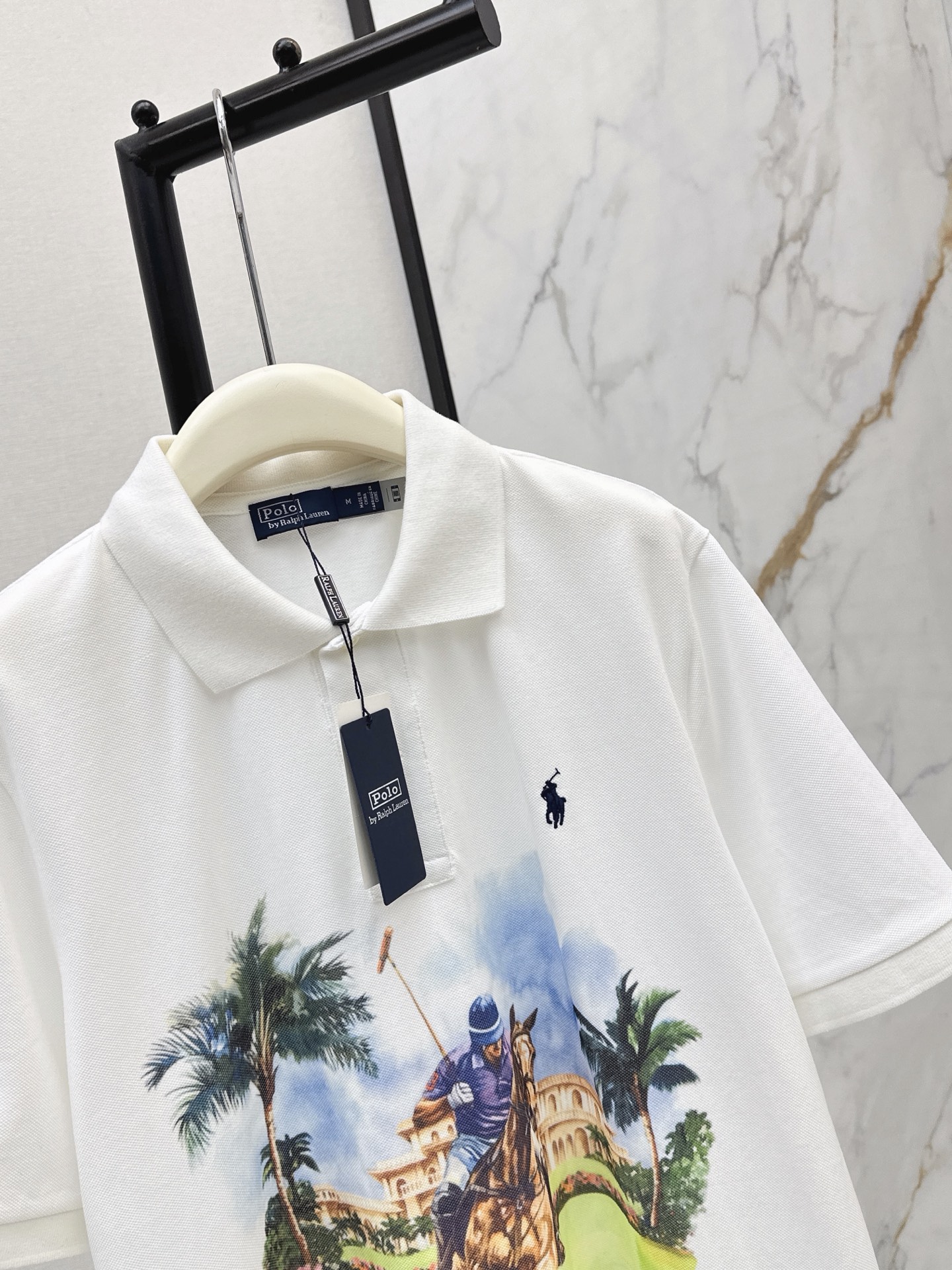 Ralp 26ss print polo shirt