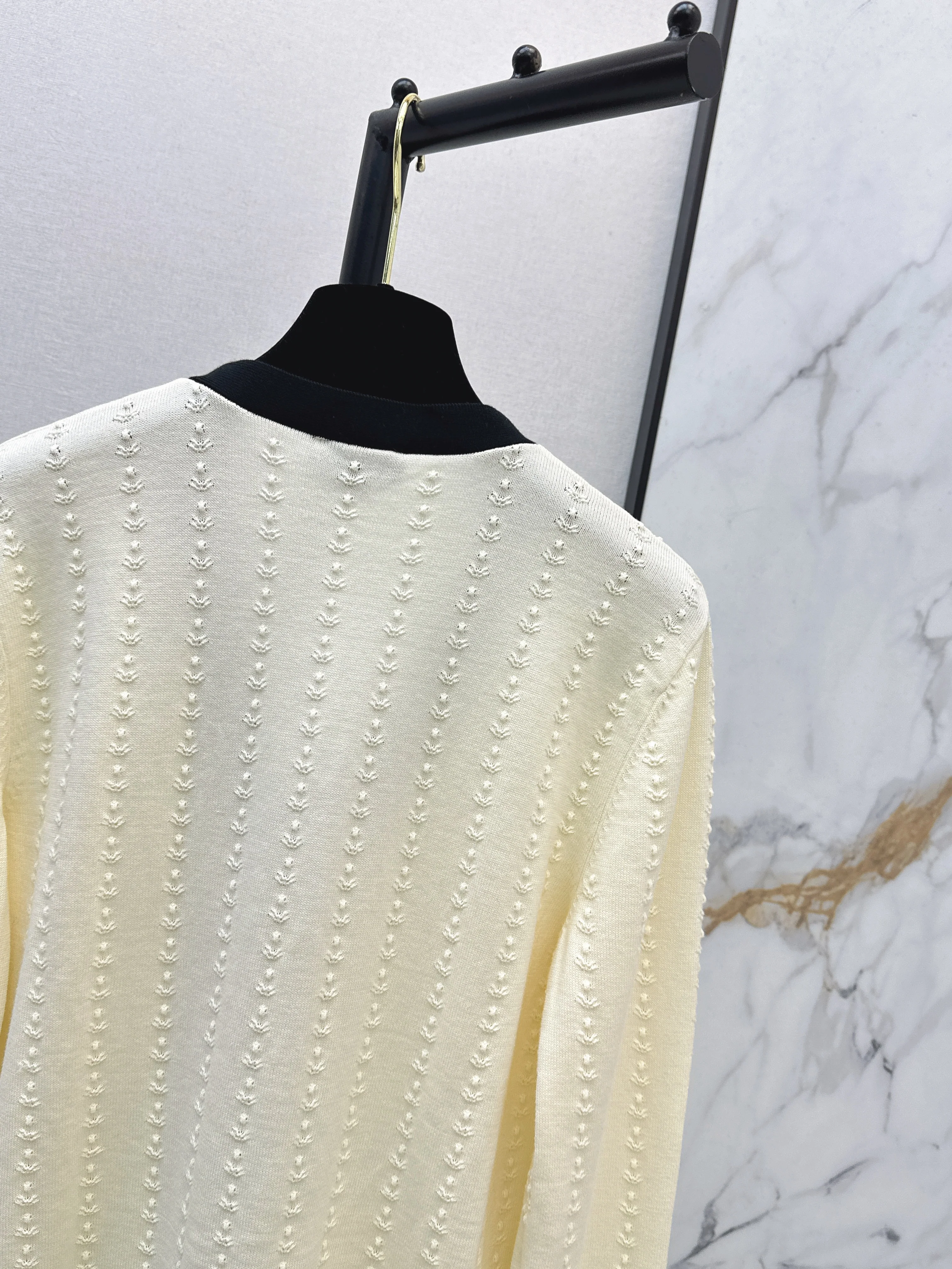 Chan 26ss embroidery cardigan