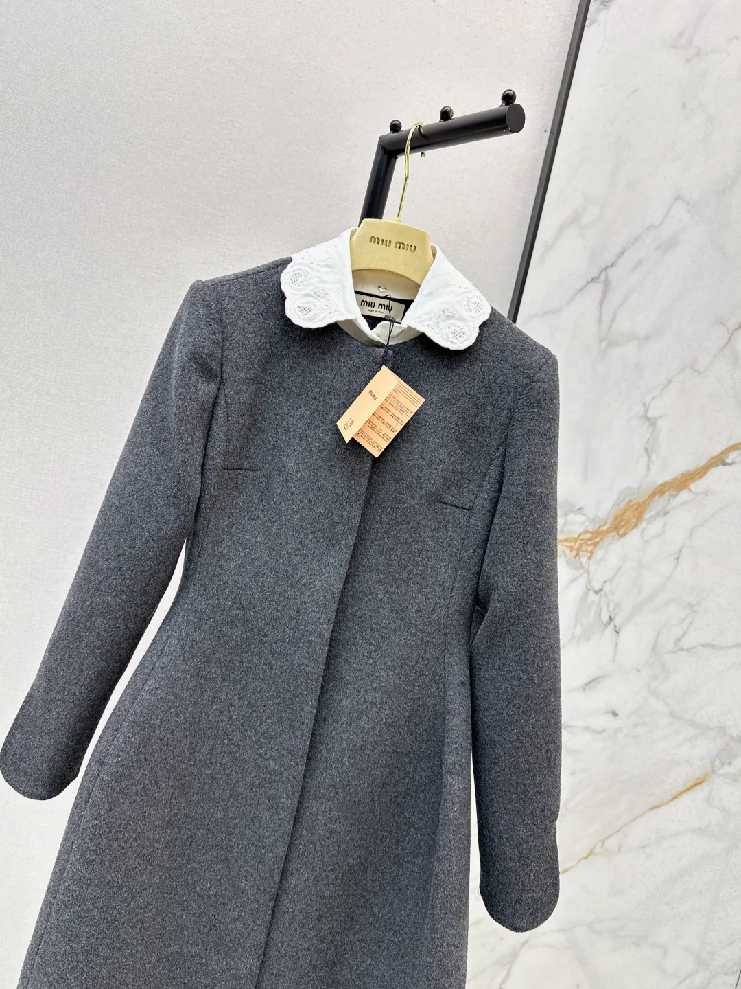 Miu 25fw woolen dress
