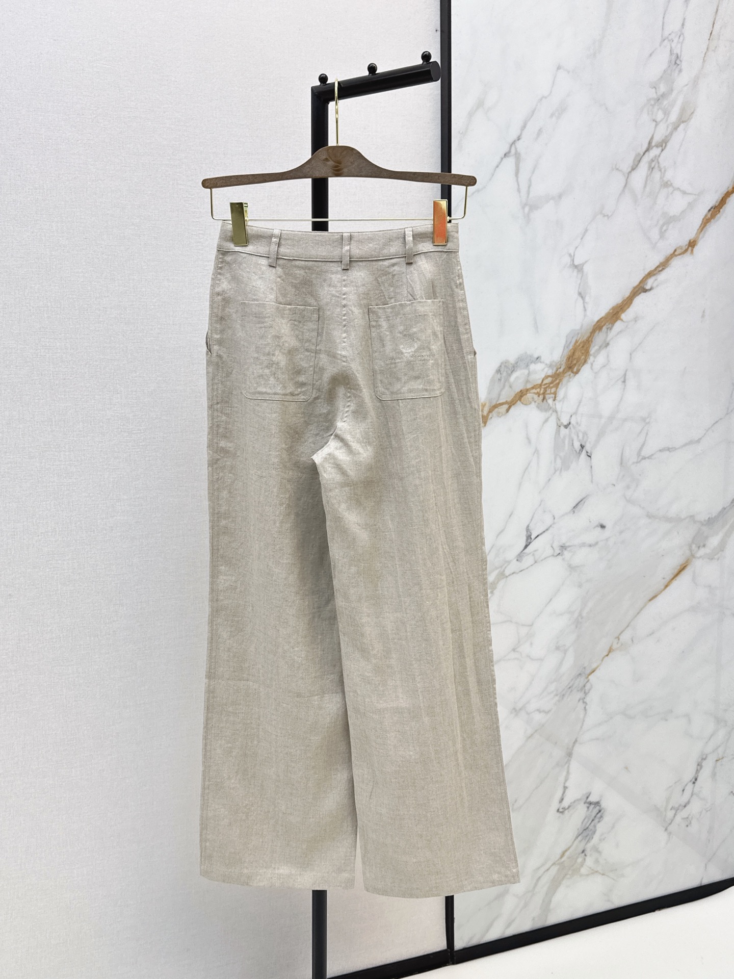 Brun 26ss straight-leg pants
