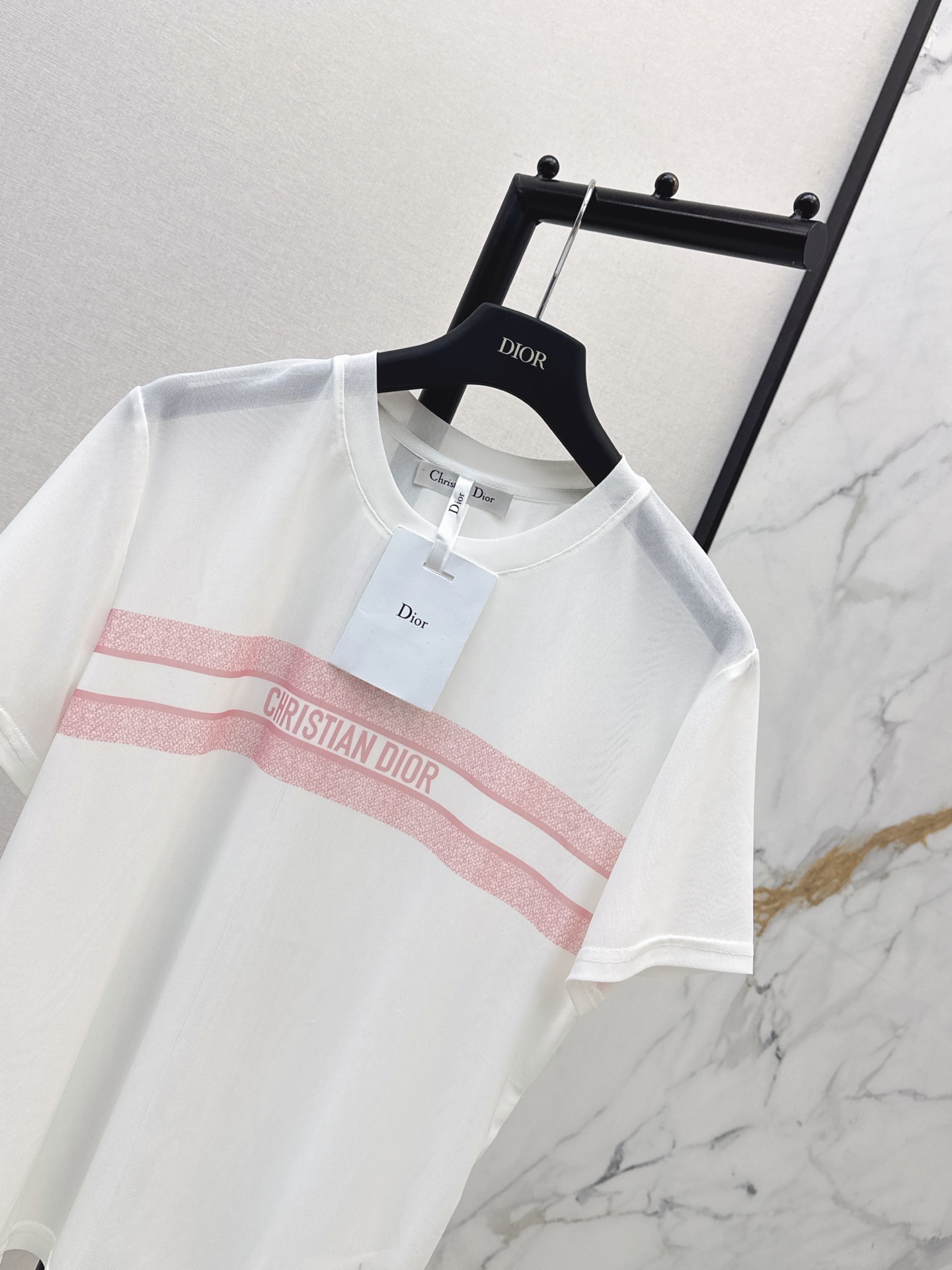 CD 26ss print mesh t-shirt