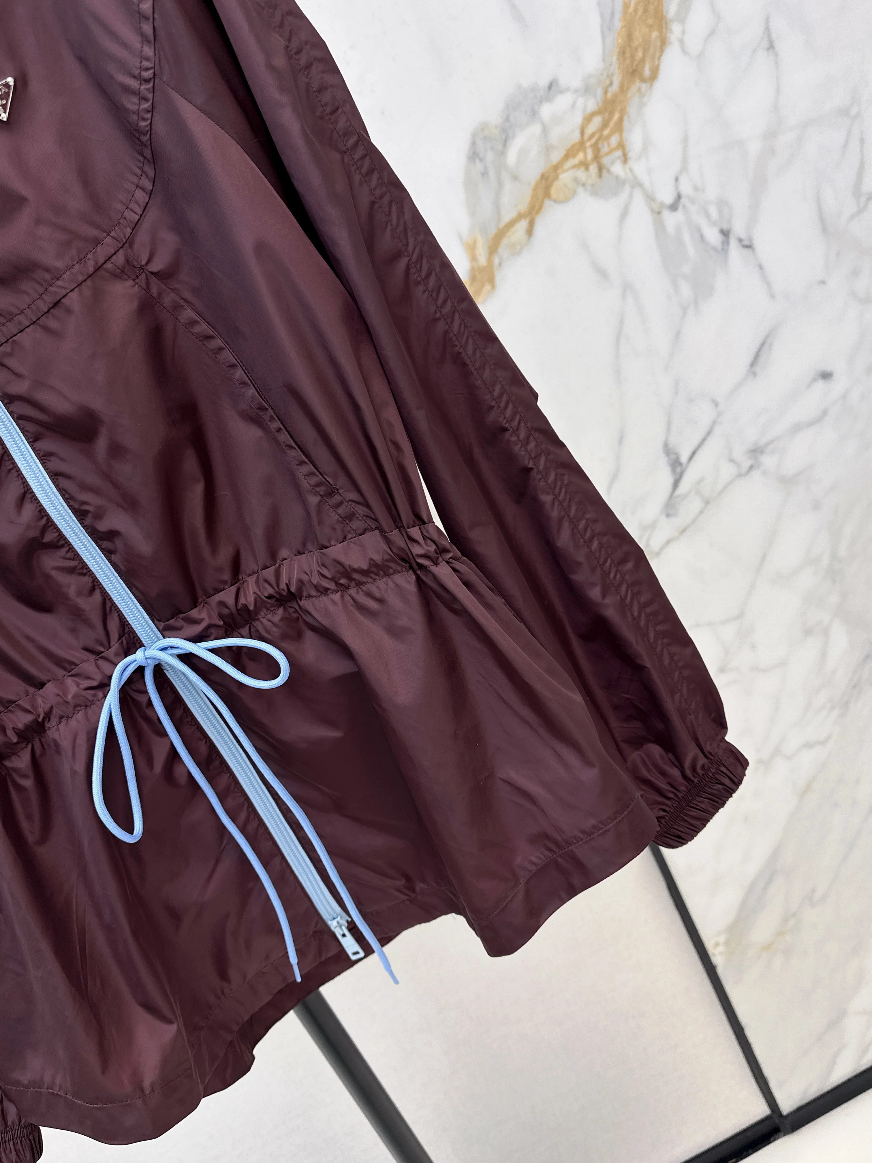 Prad 26ss drawstring trench coats