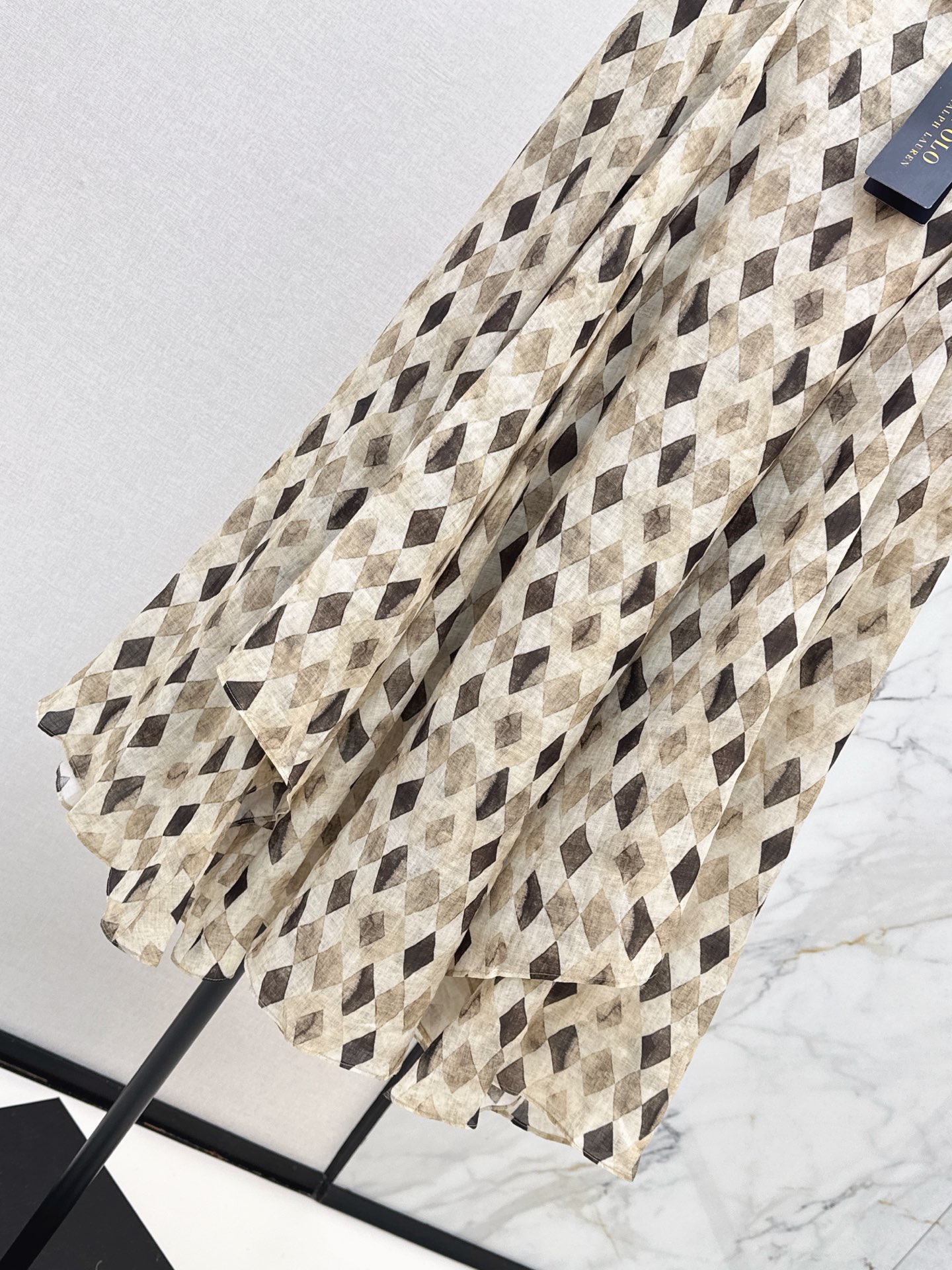 Ralp 26ss check print skirt