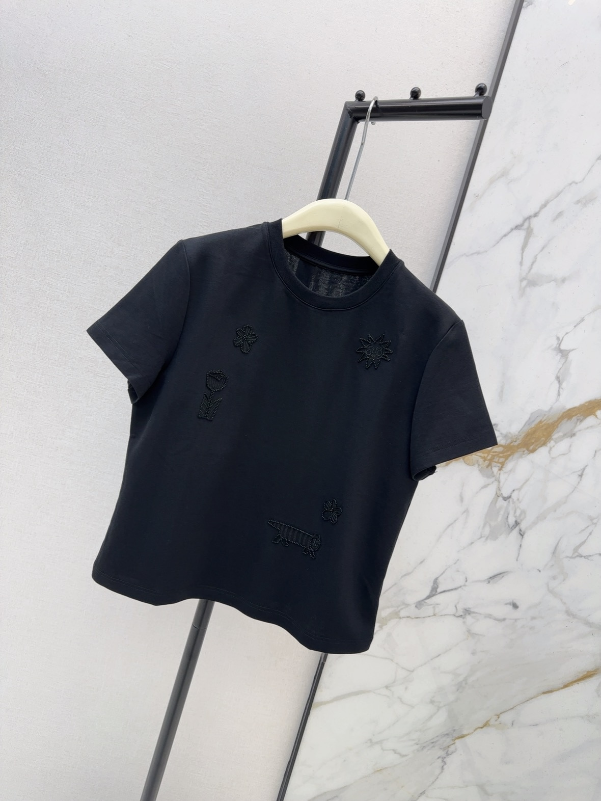 Chan 26ss beading t-shirt