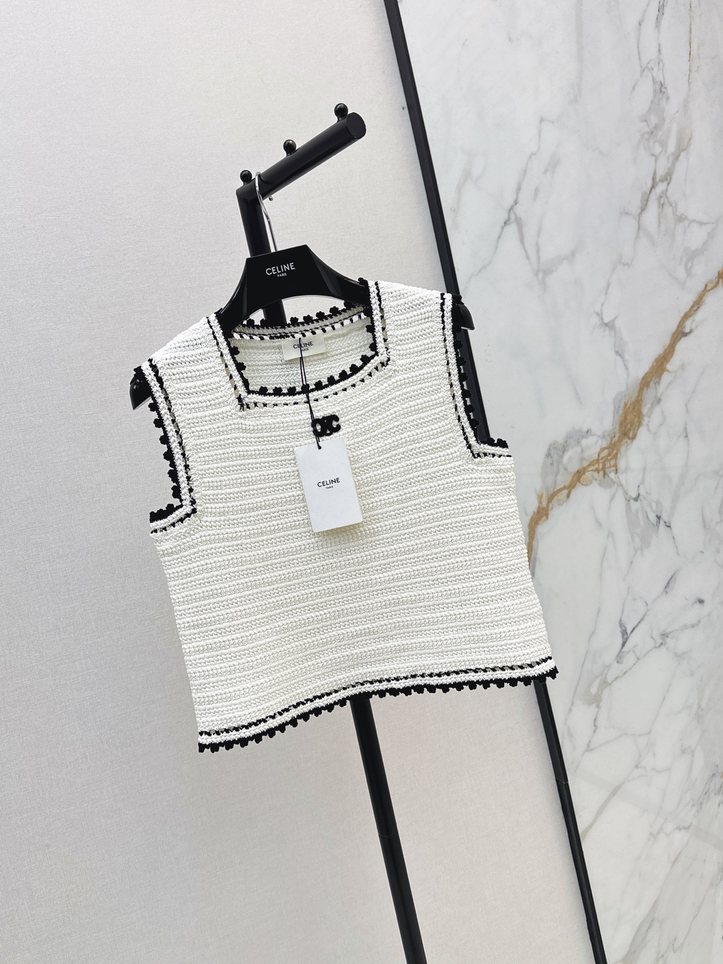 Celi 26ss sleeveless knit vest