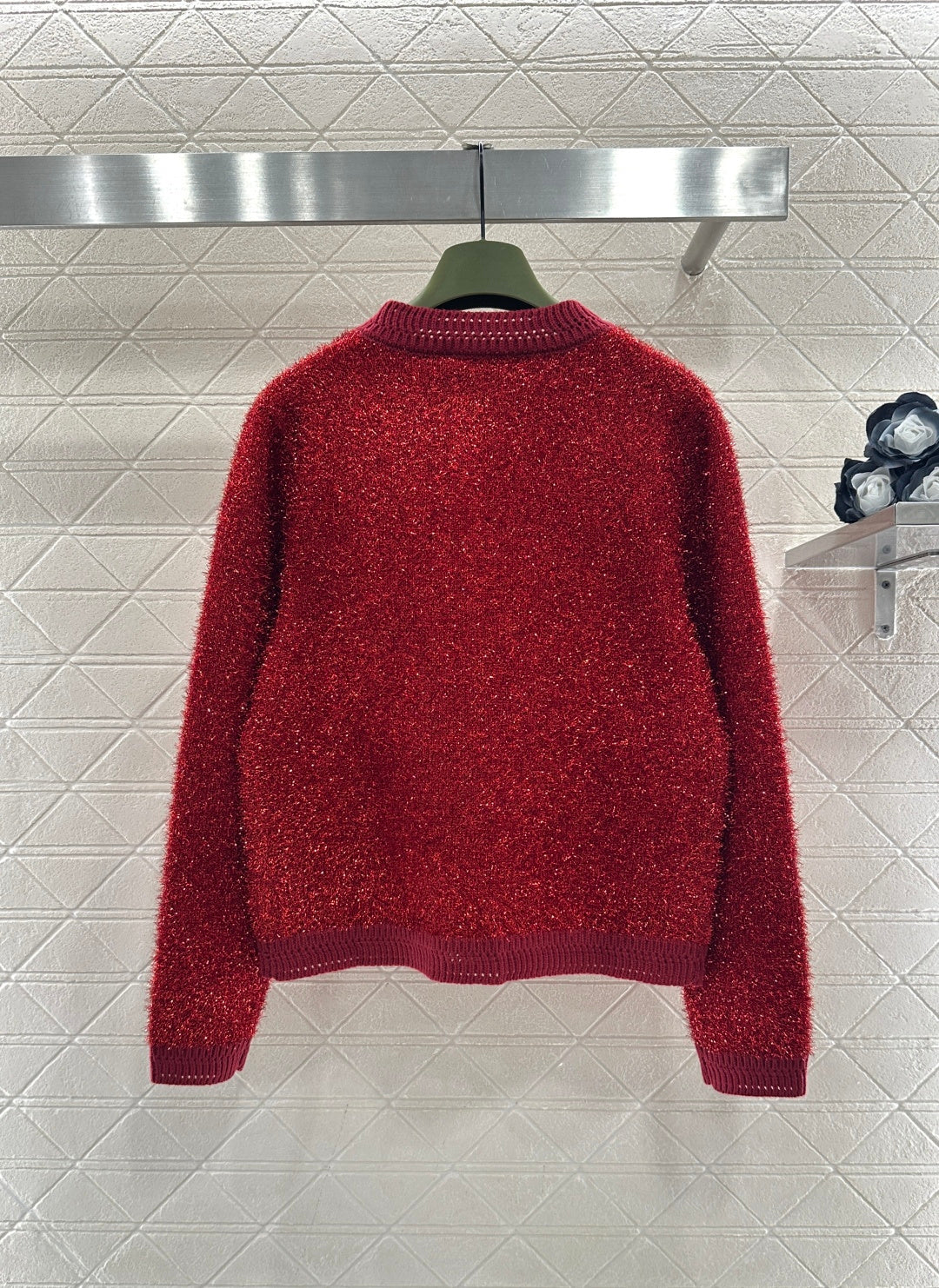 Gucc 26ss bling knit cardigan
