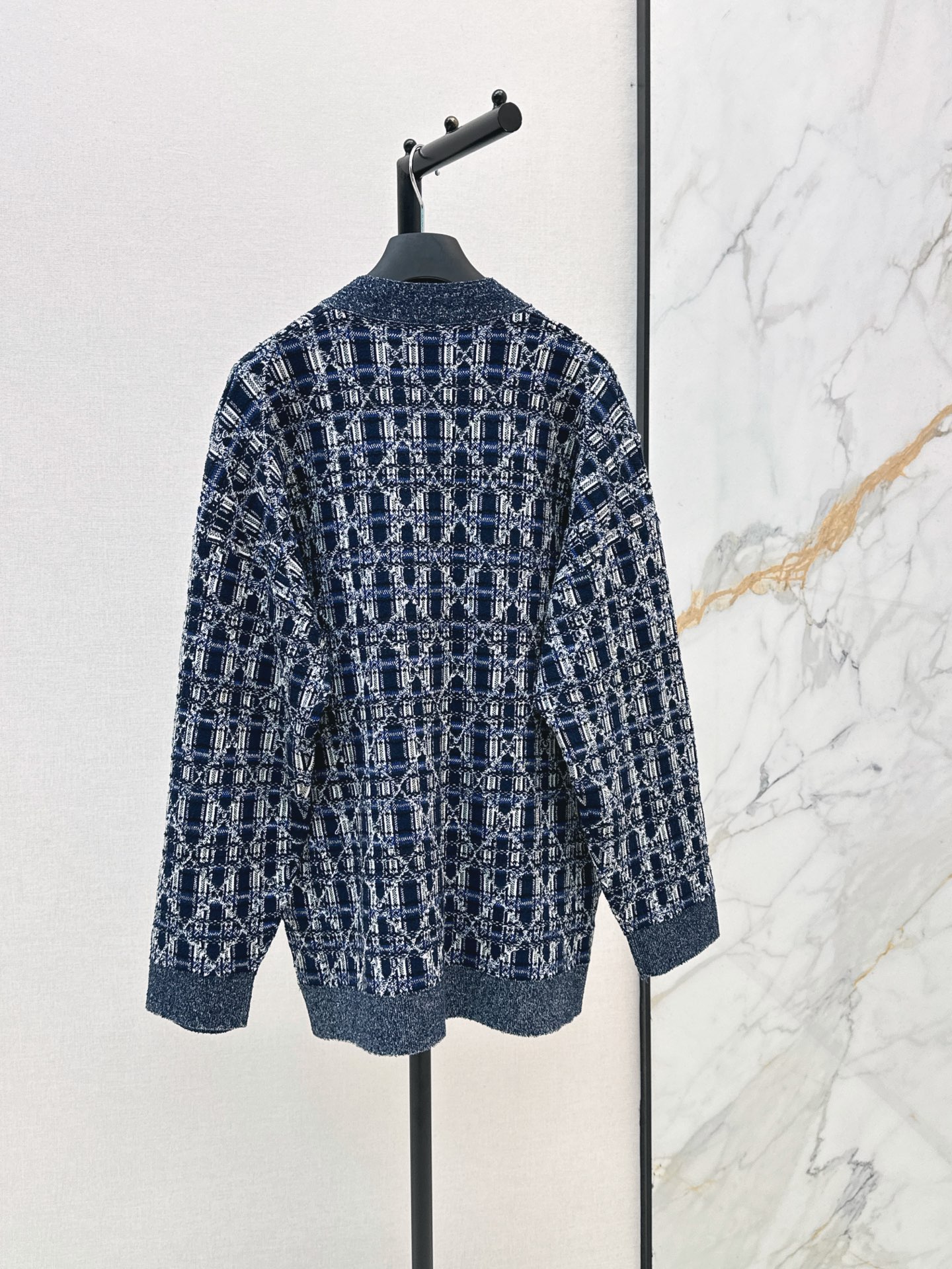 CD 26ss check cardigan