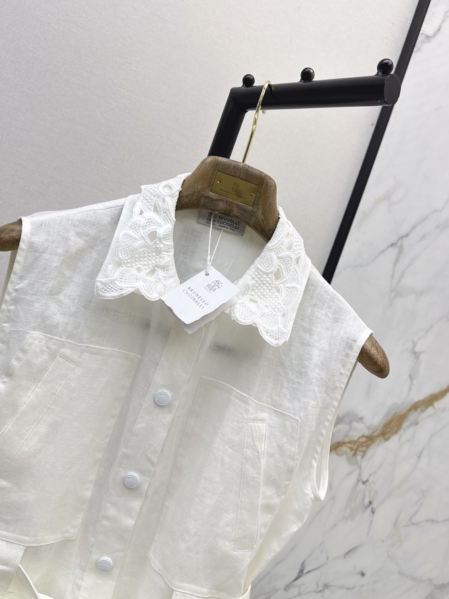 Brun 26ss embroidery shirt