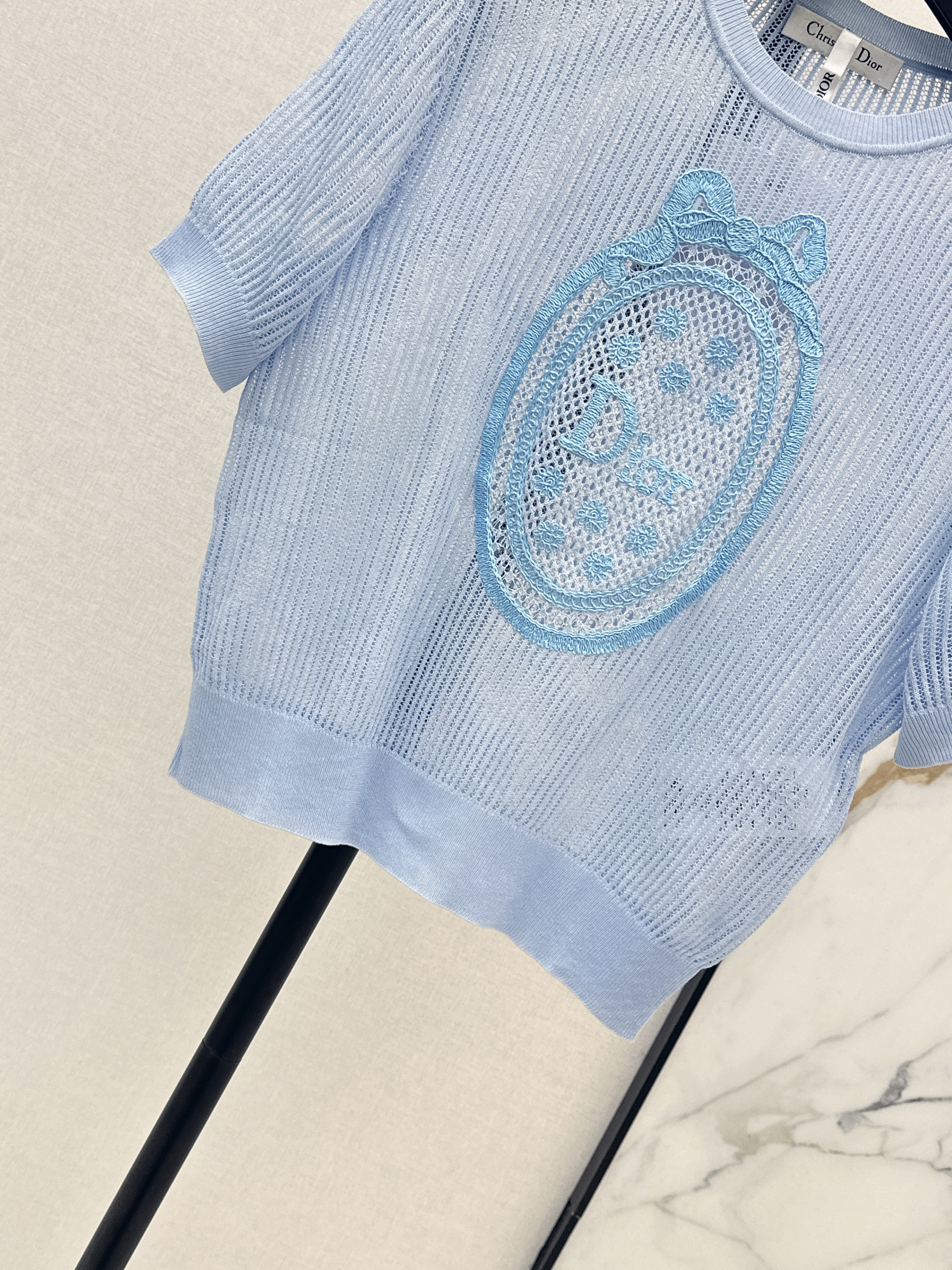 CD 26ss hollow knit top