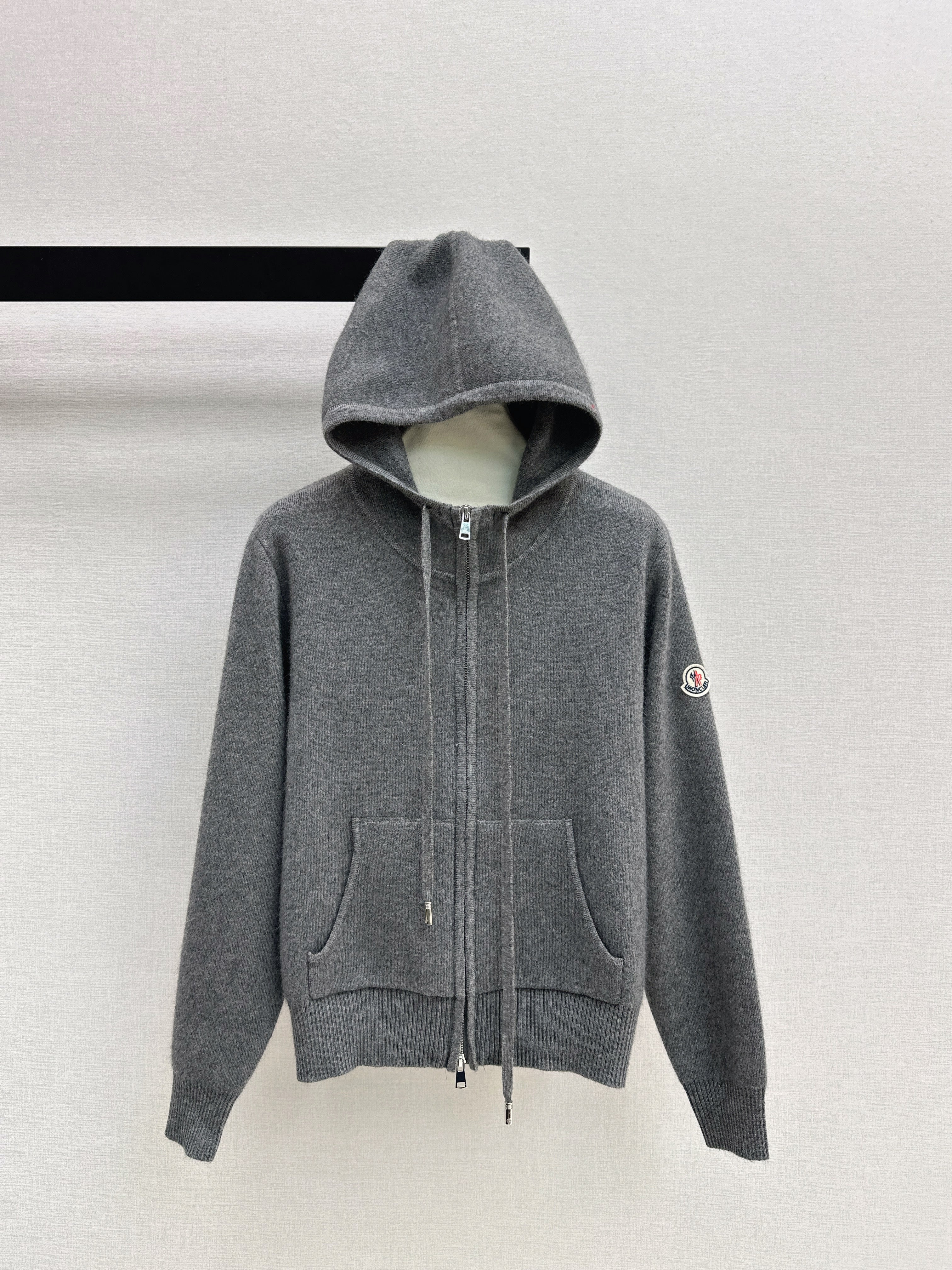 Monc 26ss hooded cardigan