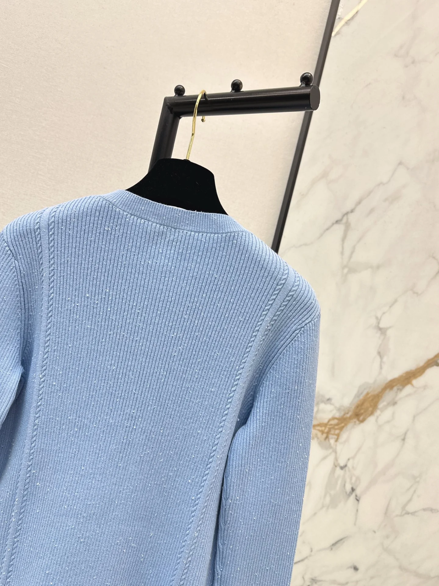 Chan 25fw jacquard knit cardigan