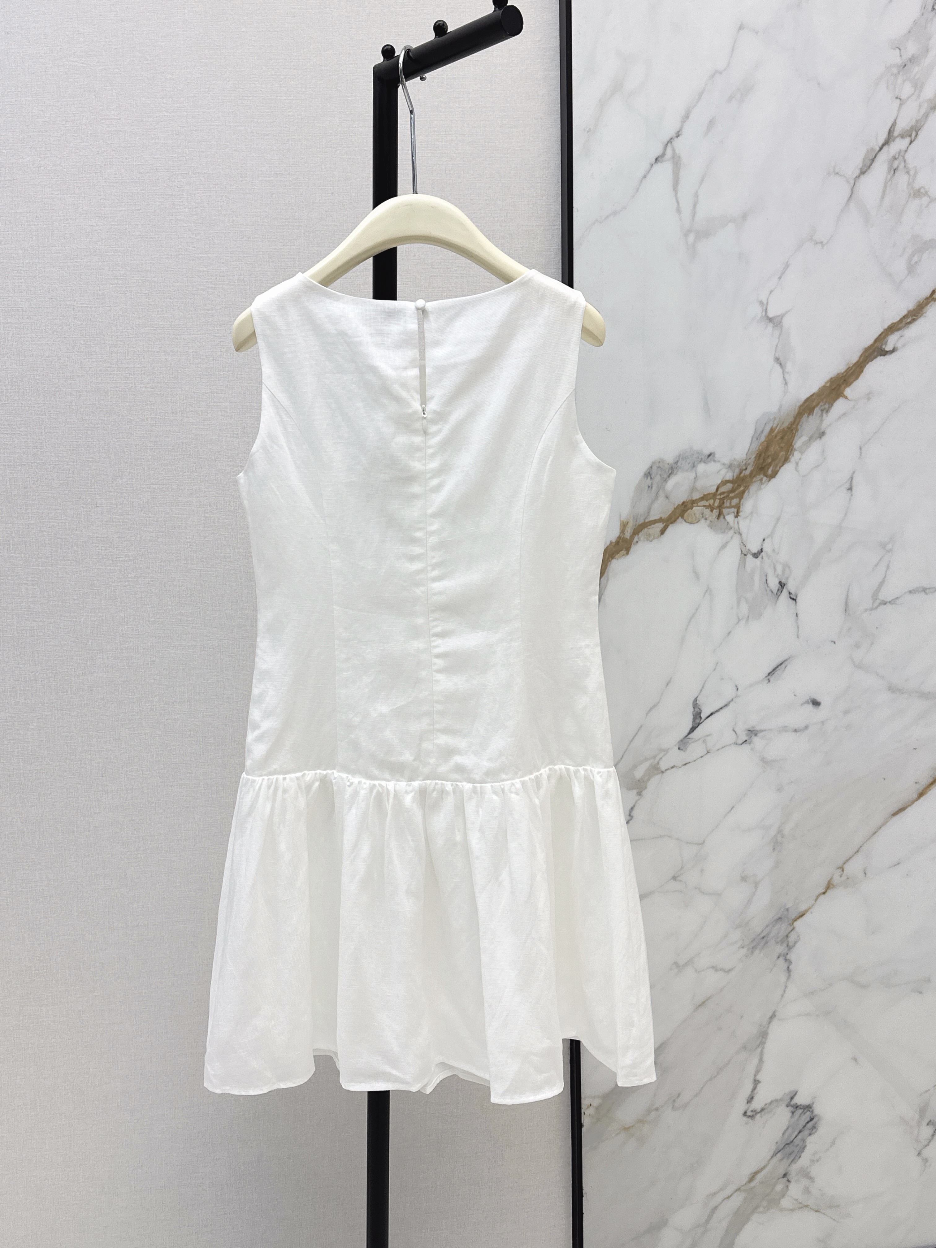 Ralp 26ss embroidery sleeveless dress