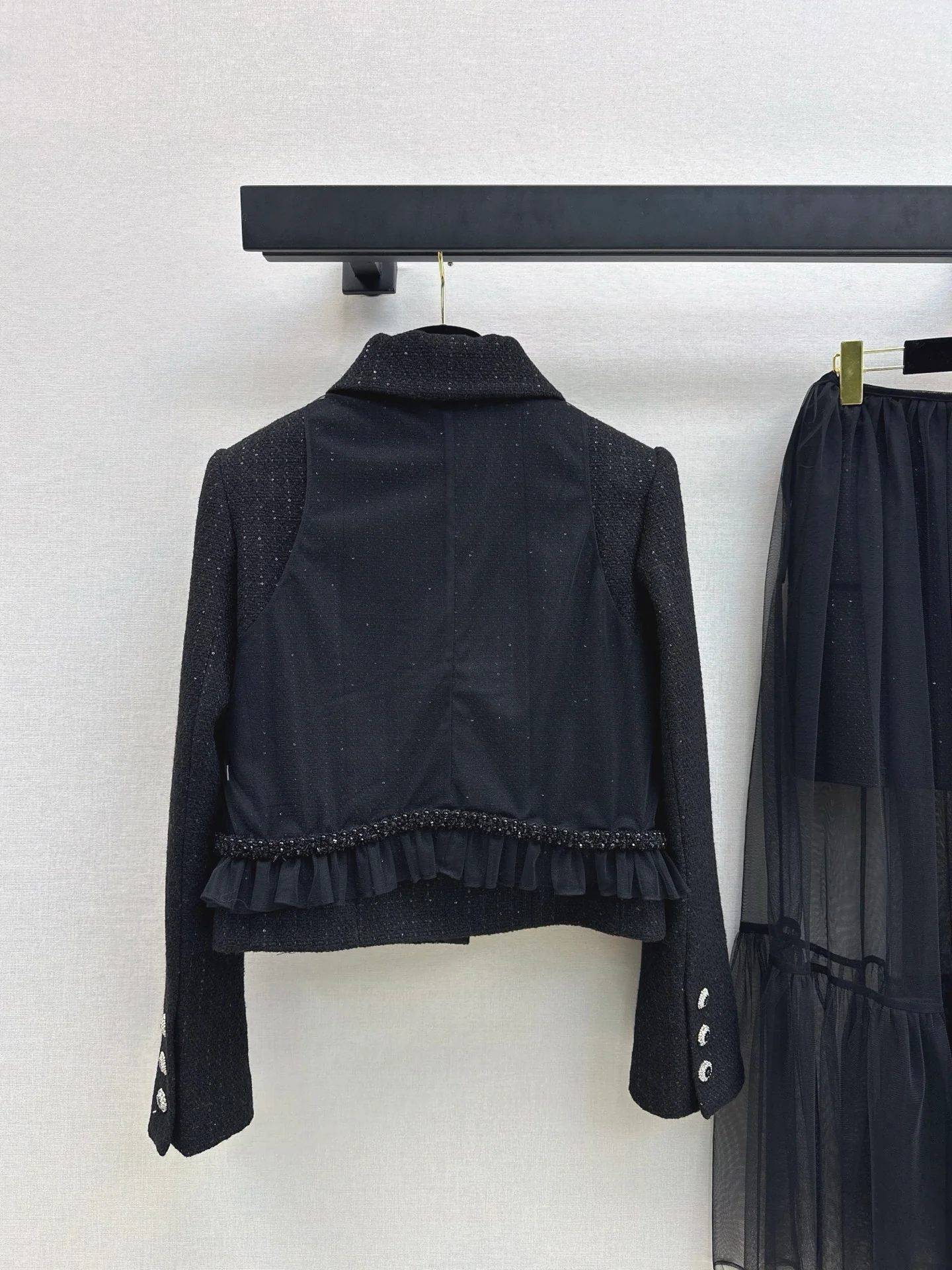 Chan 25fw woven tweed jacket