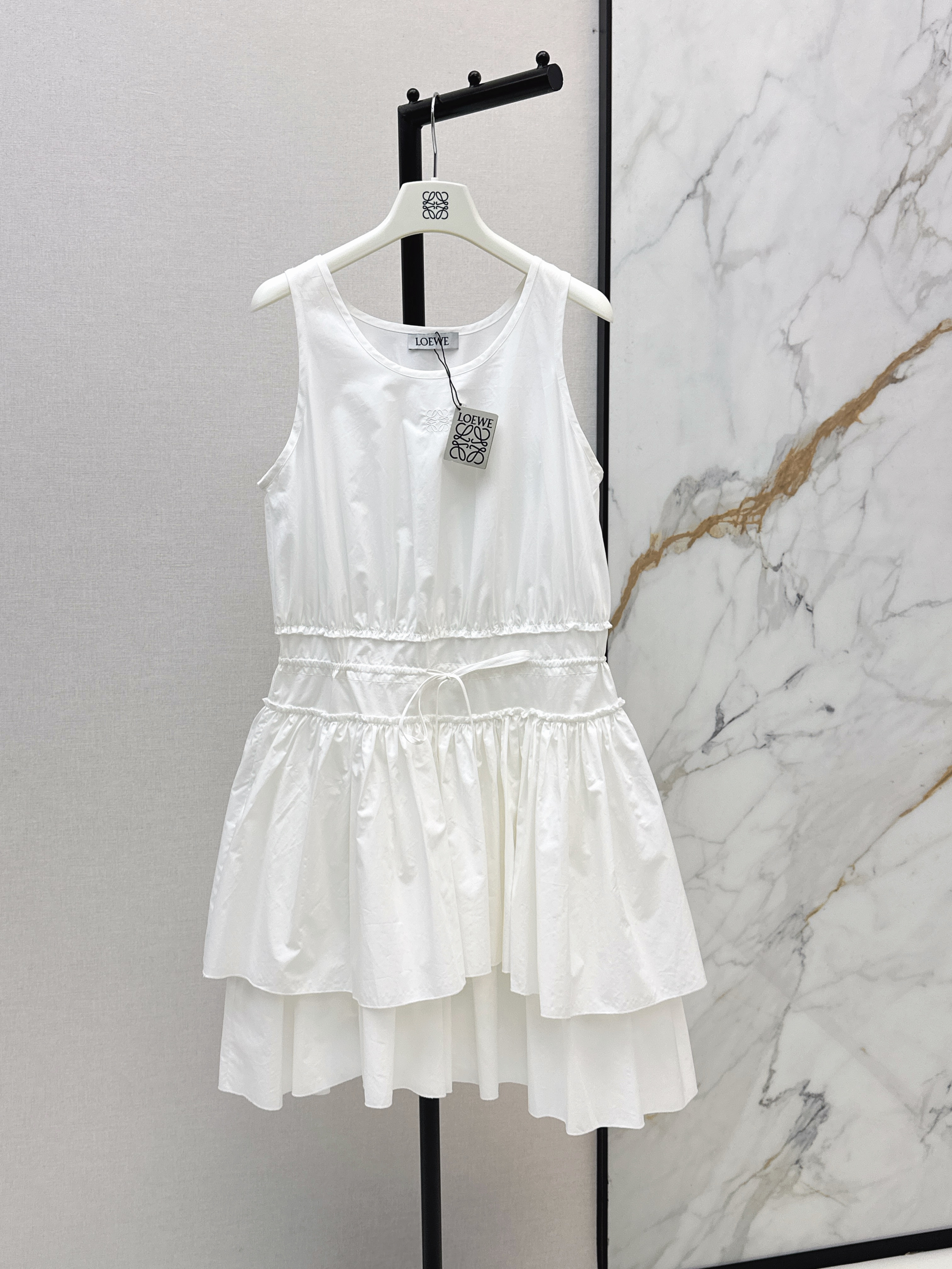 Loe 26ss drawstring dress
