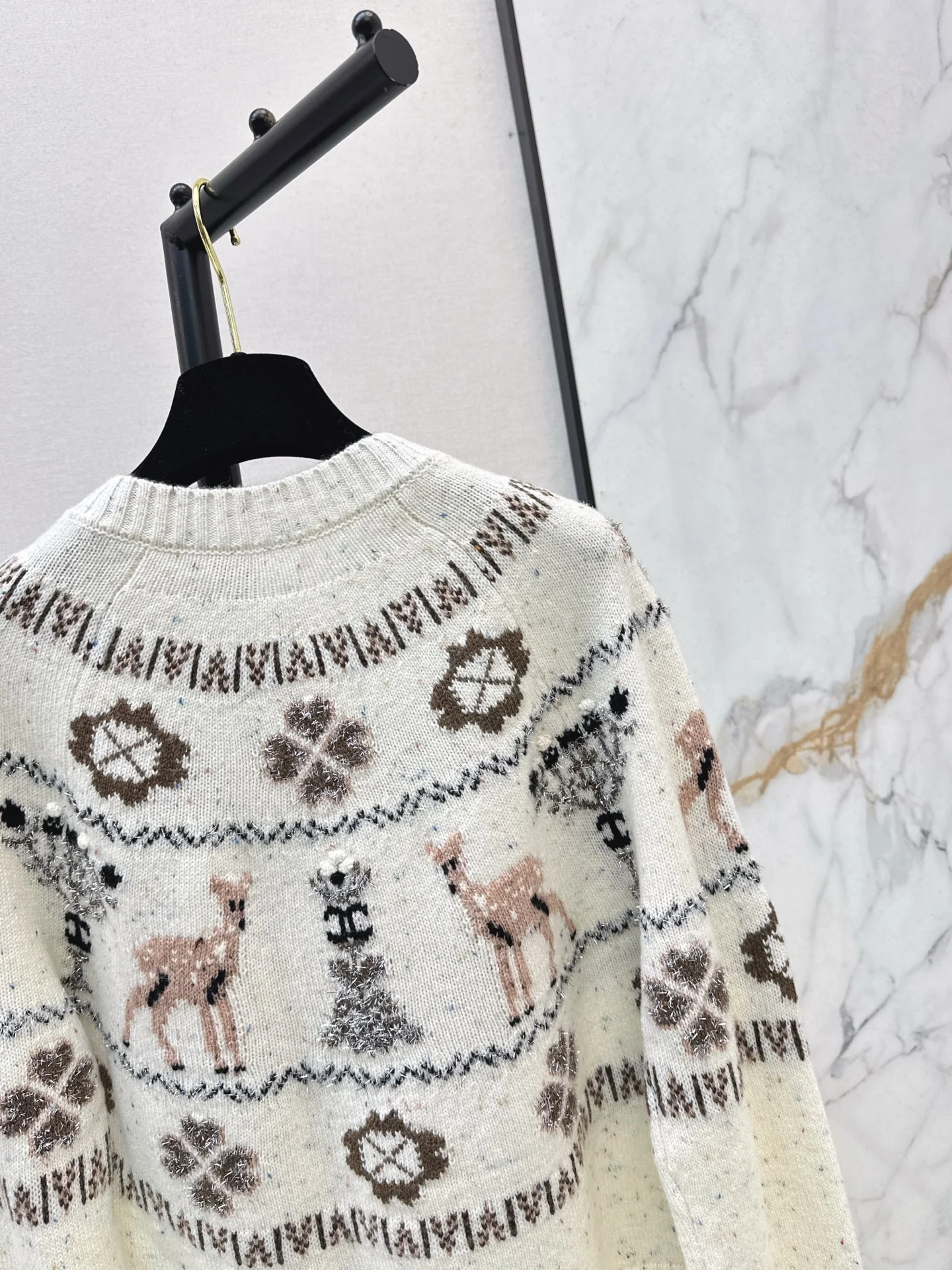 Chan 25fw christmas cardigan