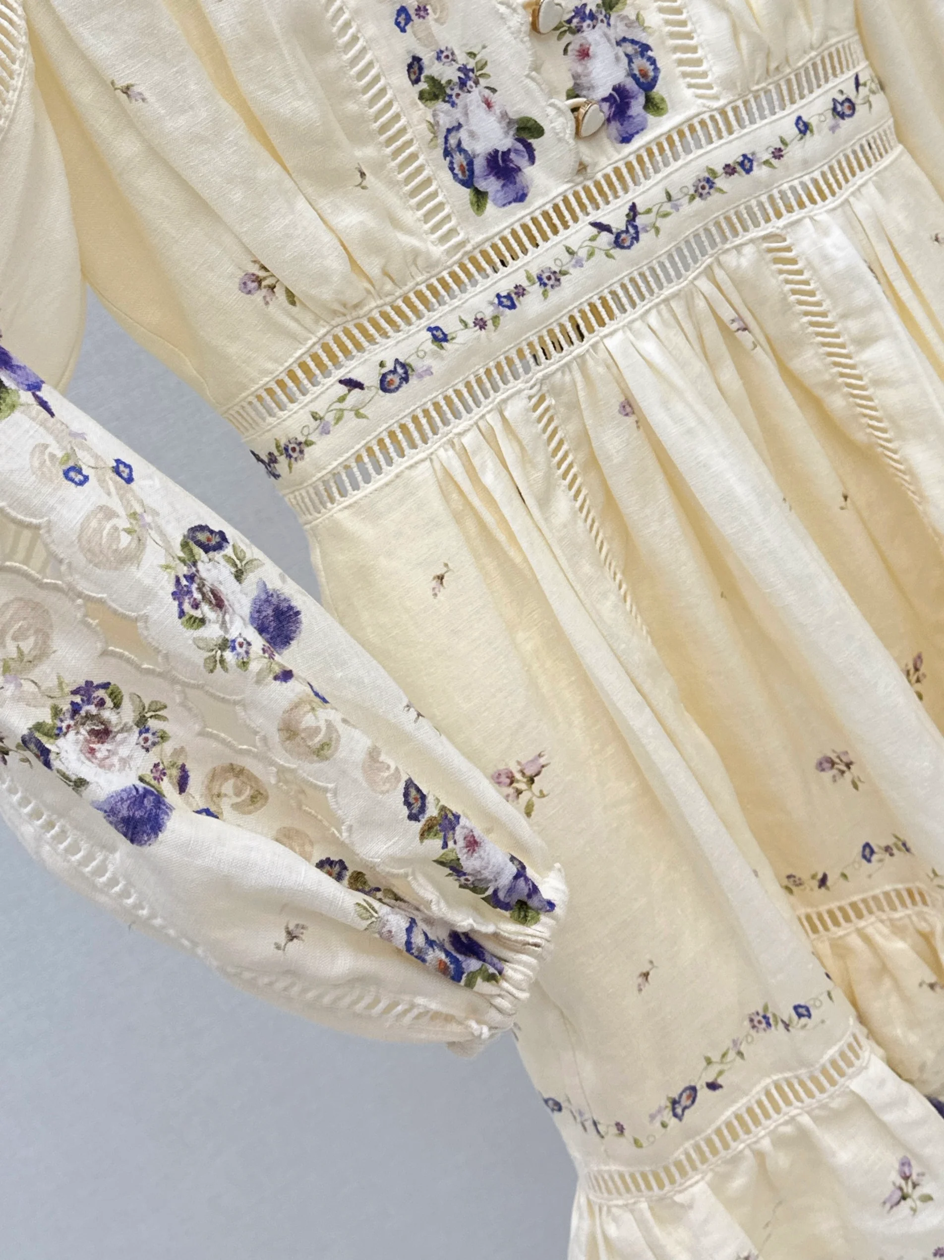 Zimm 26ss embroidery dress