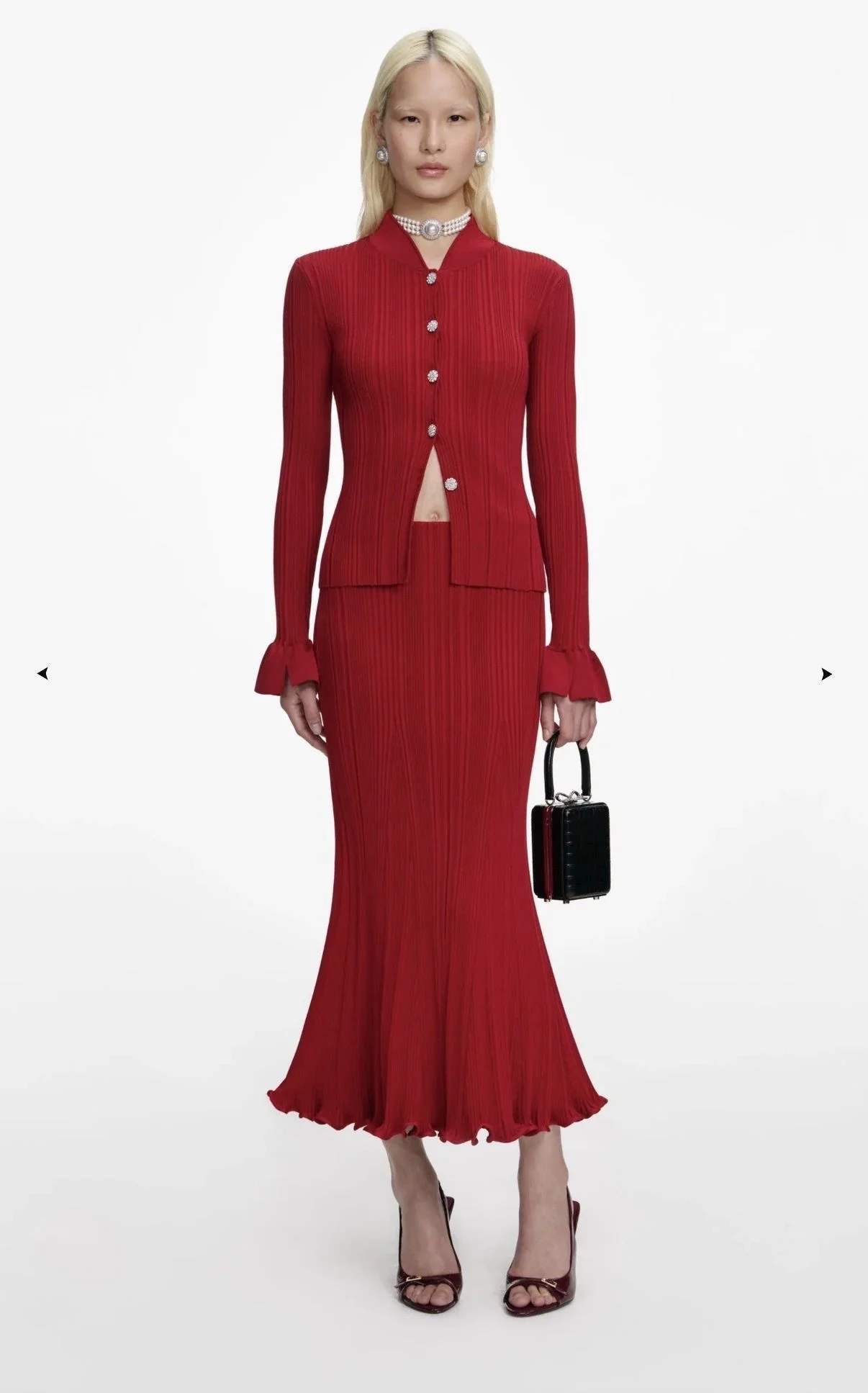 SP 25fw knitted cardigan